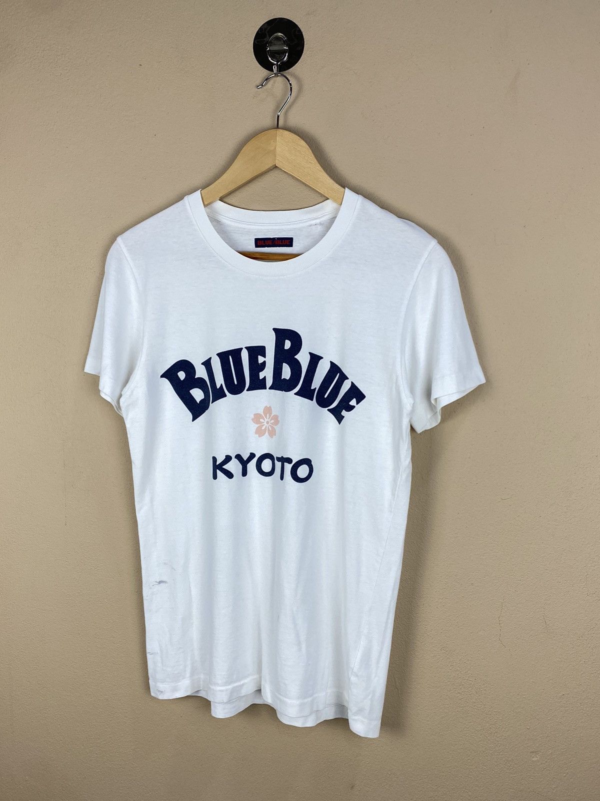 Blue Blue Japan × Japanese Brand RARE BLUE BLUE KYOTO JAPANESE TSHIRT Size US S / EU 44-46 / 1 - 3 Thumbnail