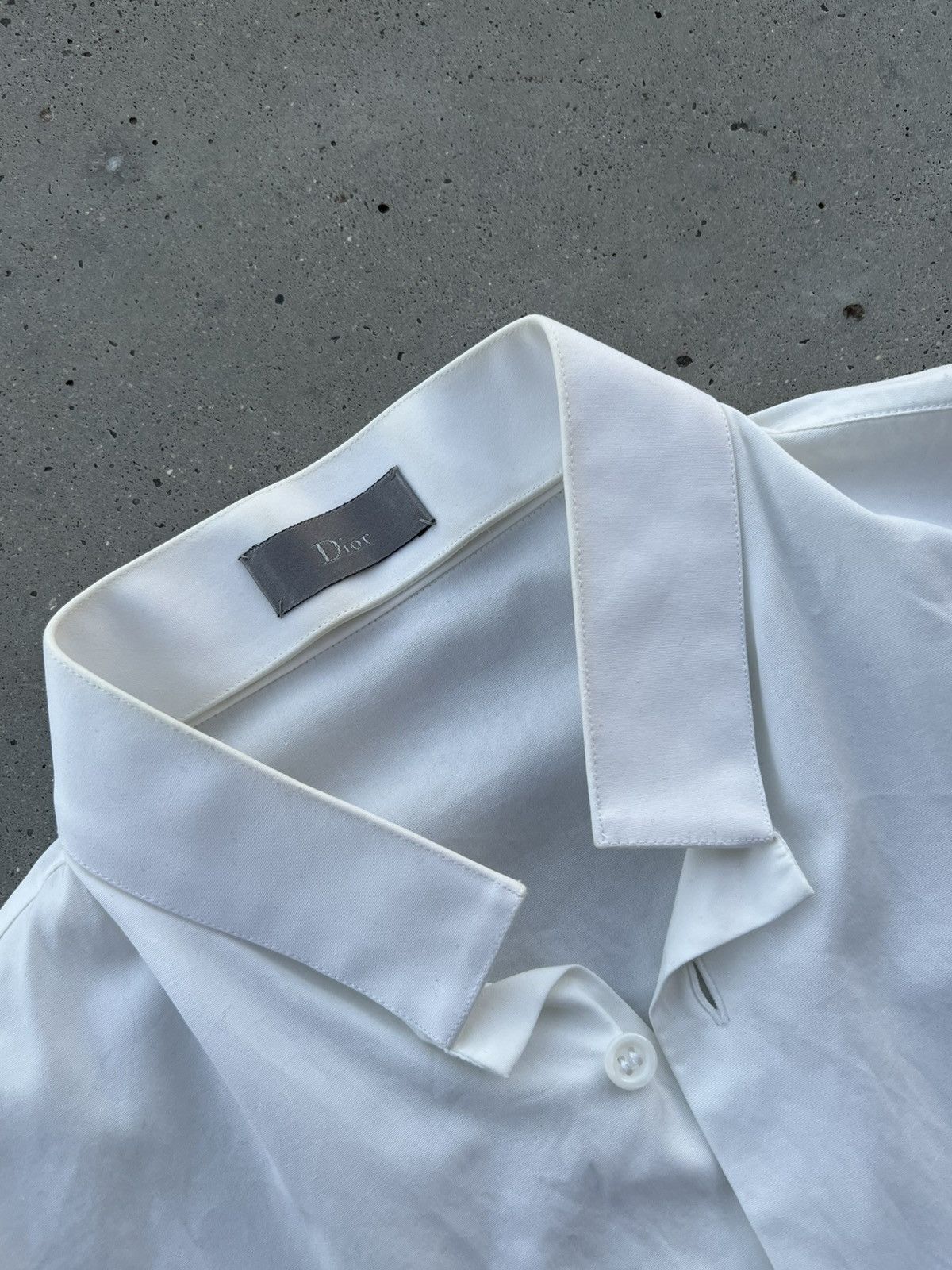 Dior Dior white button up shirt designer S 37 Size US S / EU 44-46 / 1 - 3 Thumbnail