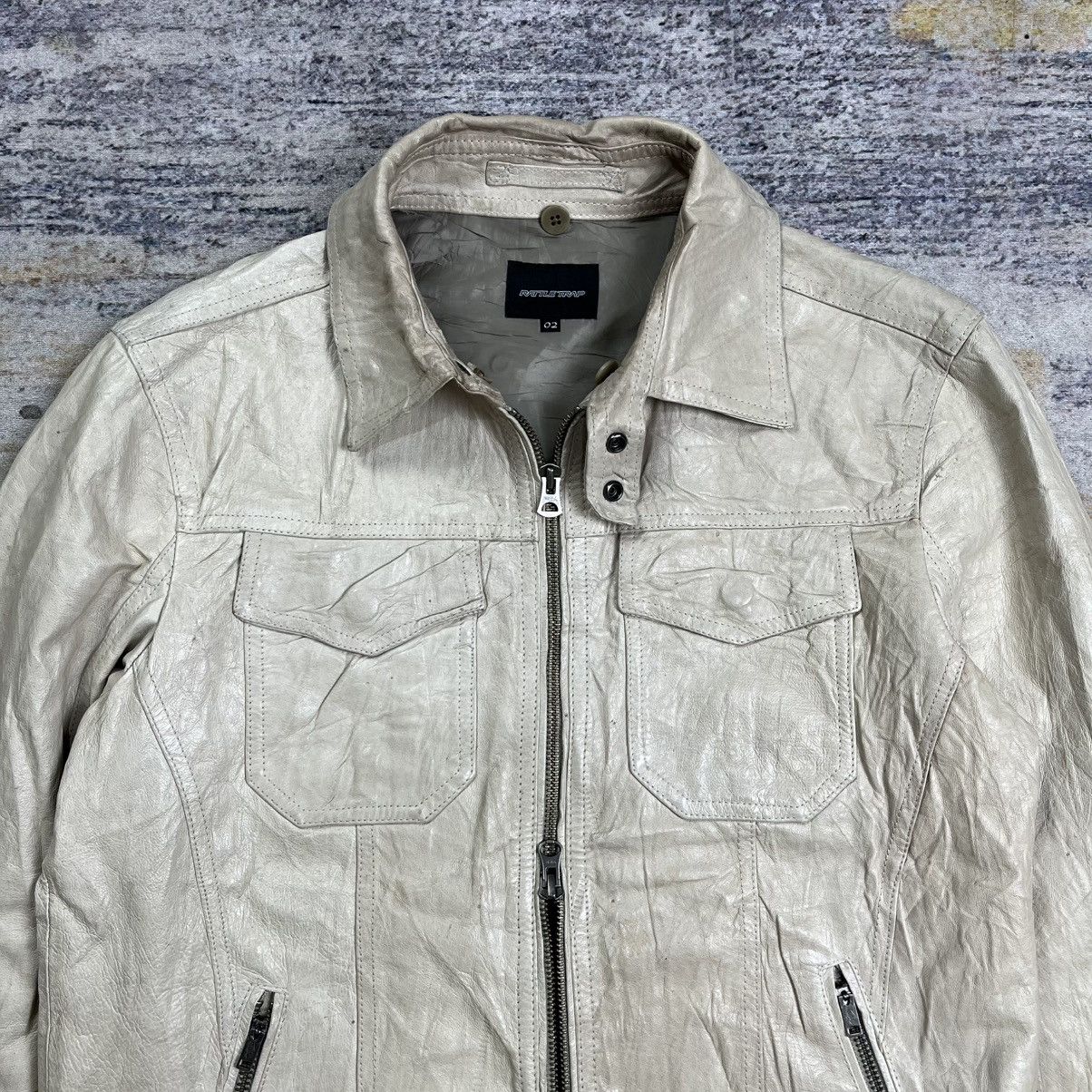 Isamu Katayama Backlash Rattle trap double zipper bondage bikers leather jacket Size US M / EU 48-50 / 2 - 4 Thumbnail