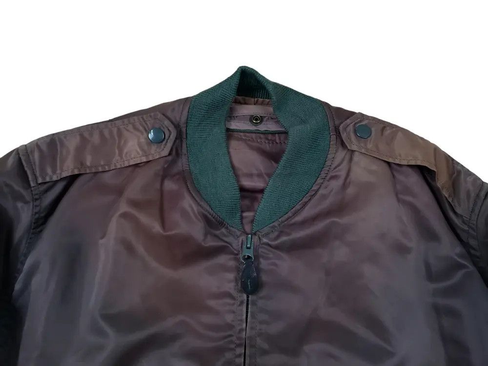 Vintage Vintage Bomber Jacket Dark Brown Size US M / EU 48-50 / 2 - 4 Thumbnail