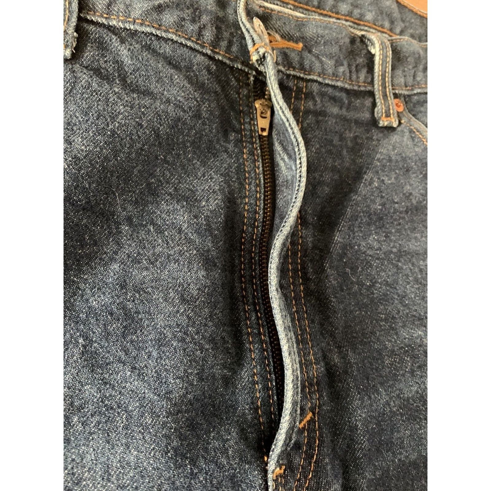 Levi's Levi's 505 Jeans Regular Mens Pants 40x32 Denim Straight Leg Regular Fit Y2K Retro Blue Cotton Denim 5-Pocket Mens Regular Jeans Size US 40 / EU 56 - 4 Thumbnail
