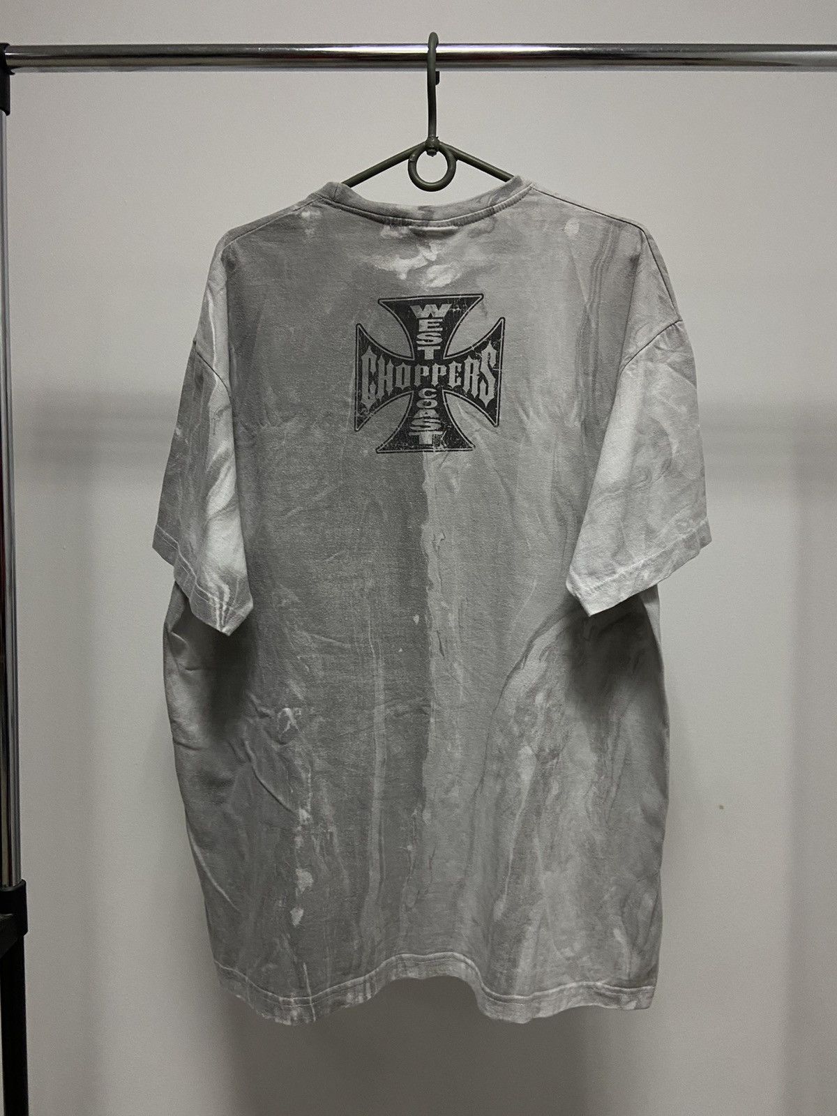 Vintage × West Coast Choppers West Coast Choppers Big Logo T Shirt Vintage made in Spain Size US XXL / EU 58 / 5 - 2 Thumbnail