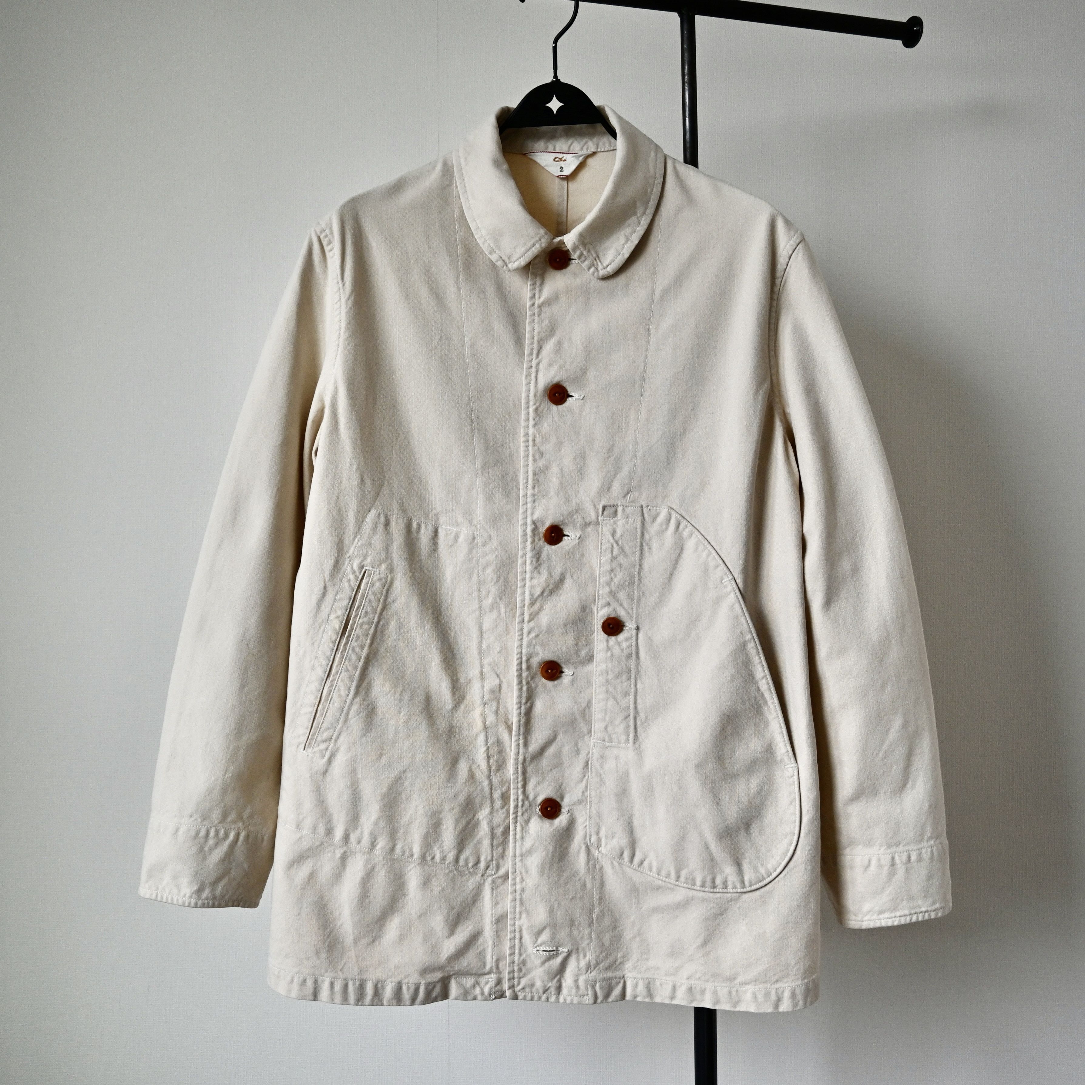 45rpm 45rpm light canvas field coat, cream, made in Japan Size US M / EU 48-50 / 2 - 1 Thumbnail