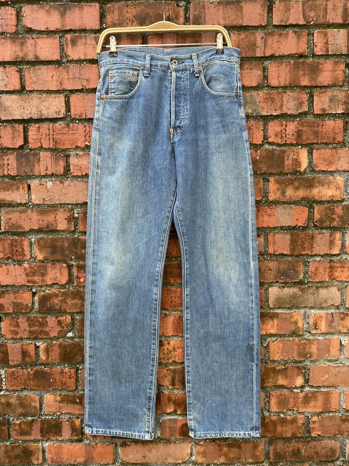 Levi's Vintage Clothing W31x33 Vintage levi's 702 redline big E buckle back Size US 31 - 5 Thumbnail
