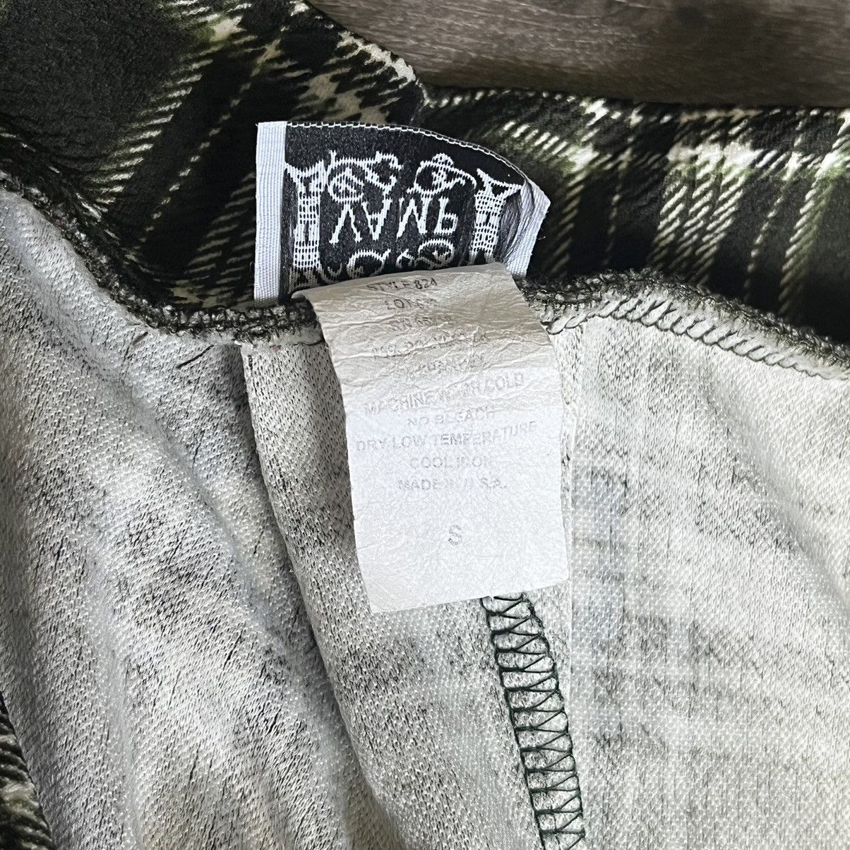 Vintage Vintage 90s Vamp Brand Green Check Plaid Pleated Mini Skirt Size 26" / US 2 / IT 38 - 5 Thumbnail