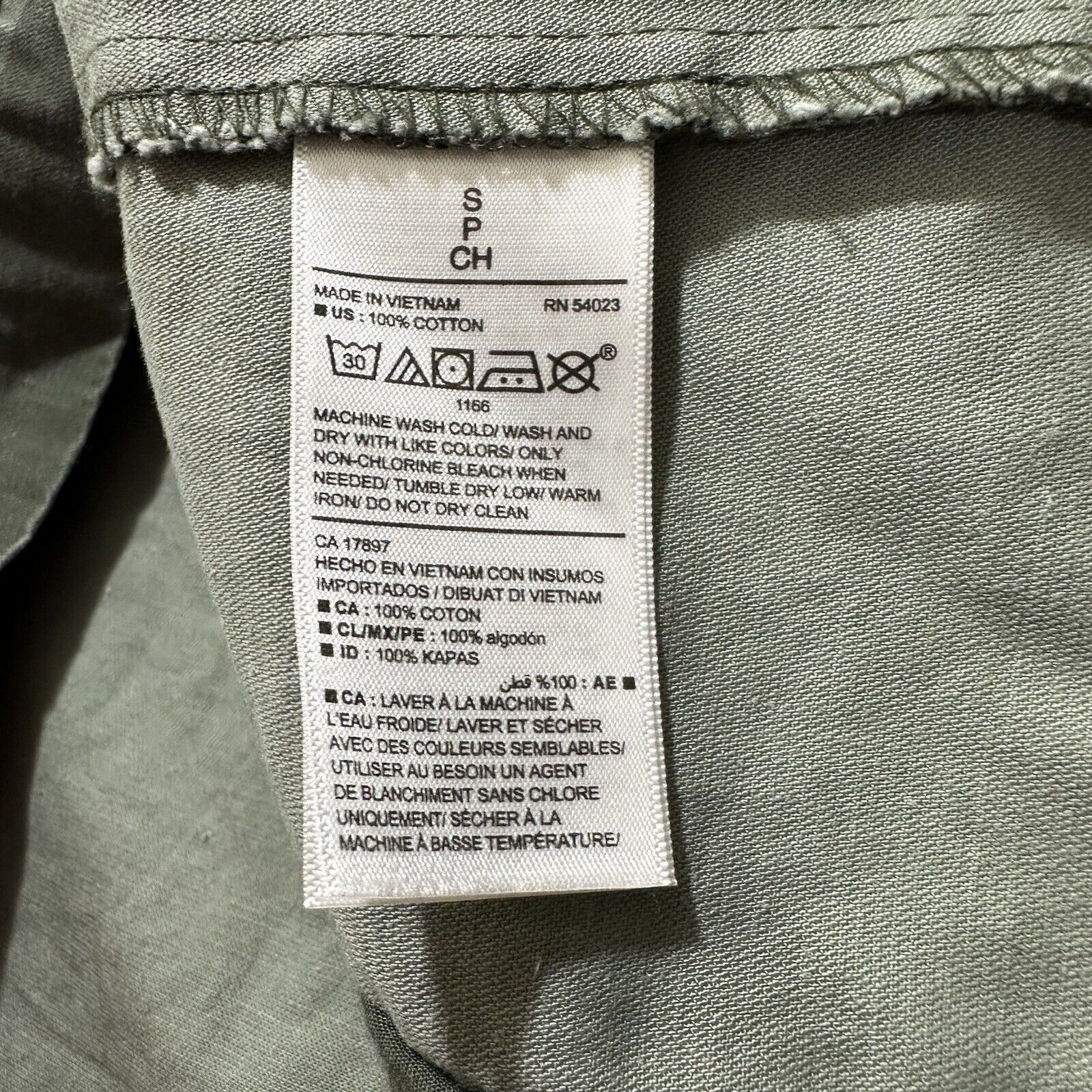 Old Navy Old Navy Small Full Zip Military Jacket Green Camouflage Size S / US 4 / IT 40 - 4 Thumbnail