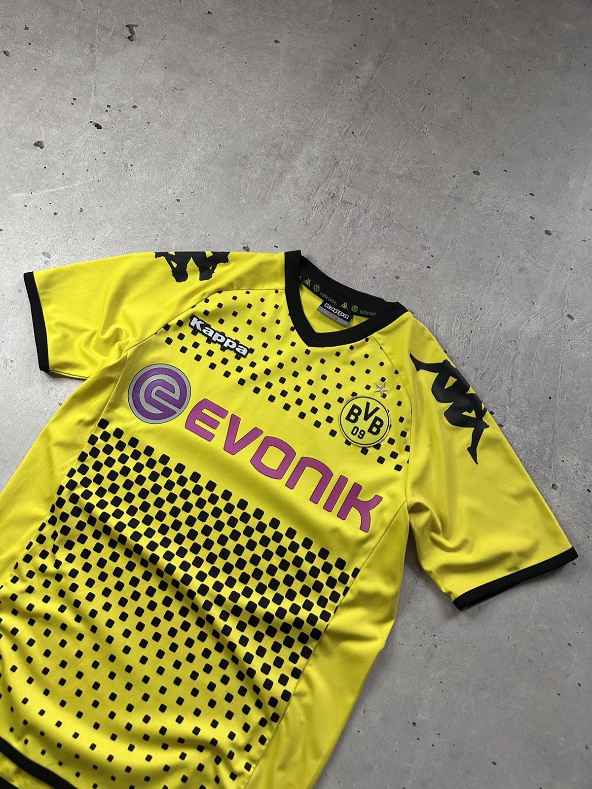 Kappa × Vintage BVB Borussia Dortmund 2011-12 Kappa Football Home Shirt Size US S / EU 44-46 / 1 - 2 Thumbnail