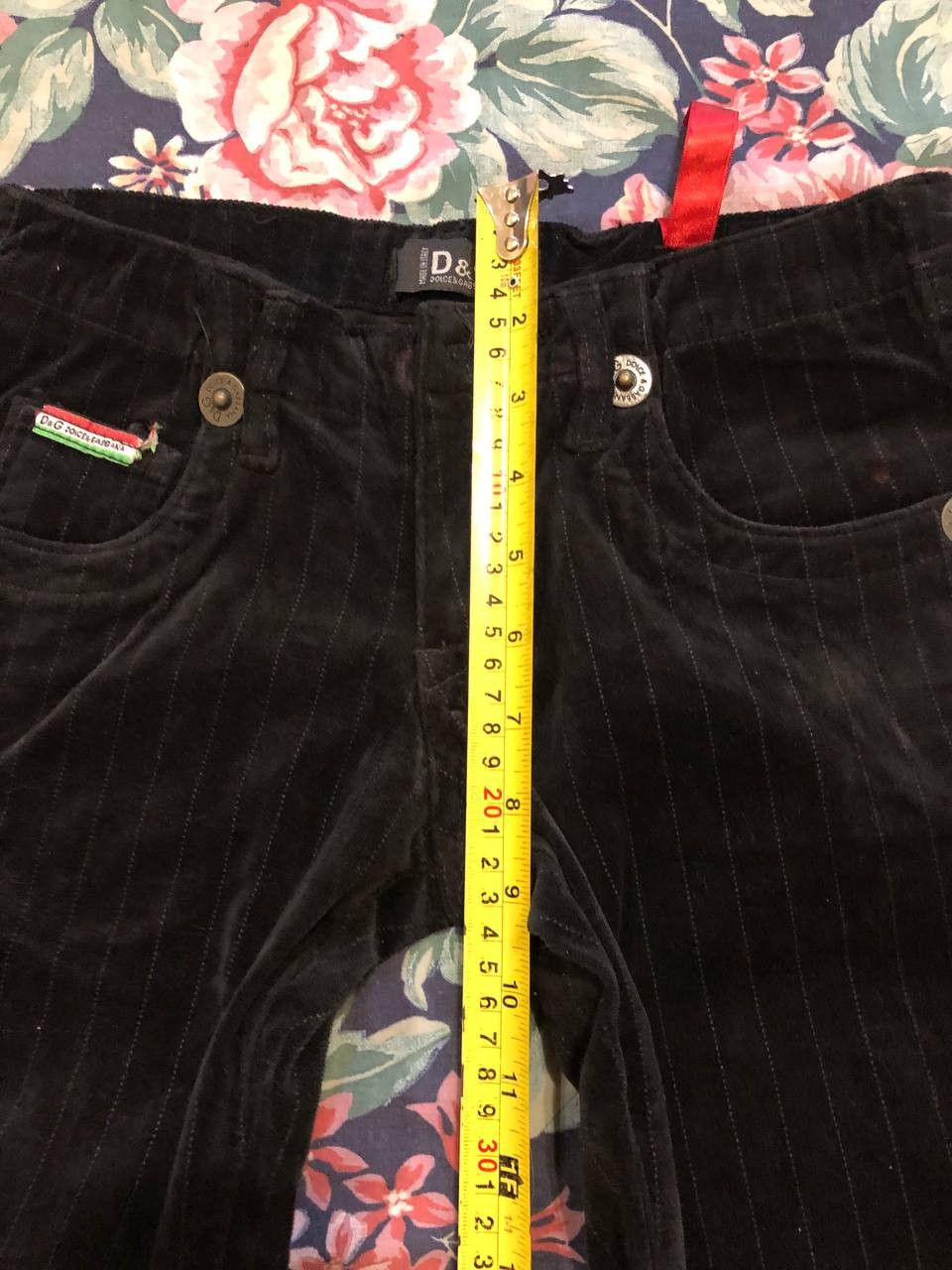 Dolce & Gabbana Black Pants luxury Dolce&Gabbana Y2K logo Vintage Size 27" / US 4 / IT 40 - 14 Thumbnail