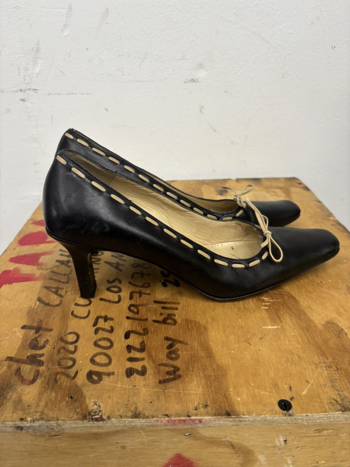 Coach Coach Casandra Square-Toe pump heel Size US 7.5 / IT 37.5 - 4 Thumbnail