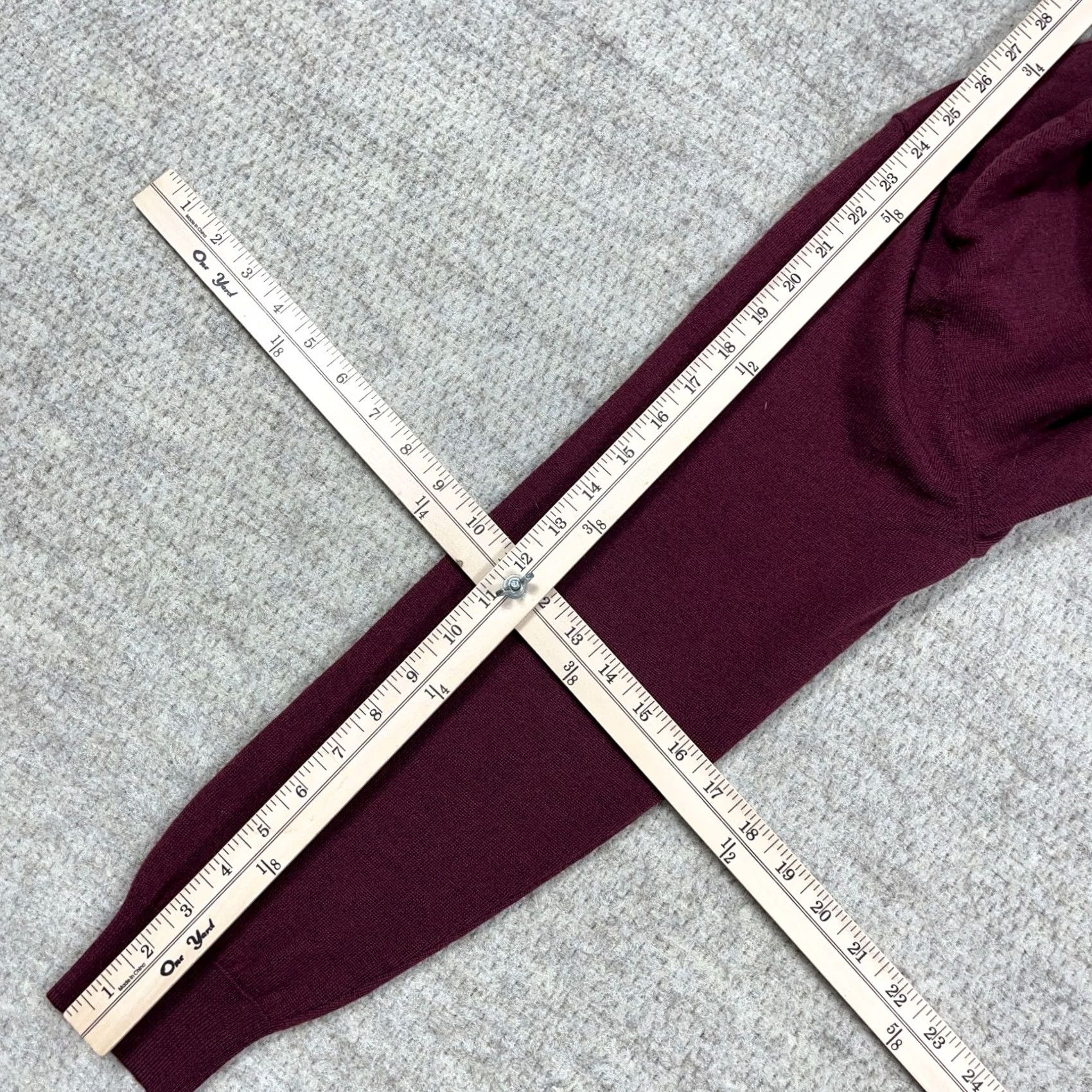 Jos. A. Bank Jos A Bank Sweater Men 2XL Maroon Wool Pullover 1/4 Zip Knit Cardigan? Size US XXL / EU 58 / 5 - 7 Thumbnail
