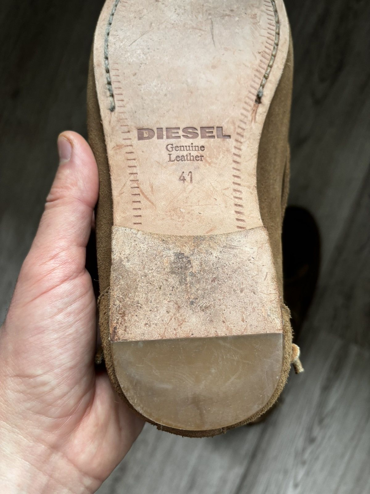 Diesel Diesel Men’s Brown Suede Leather Driving Loafers Tassel Size US 8 / EU 41 - 16 Thumbnail