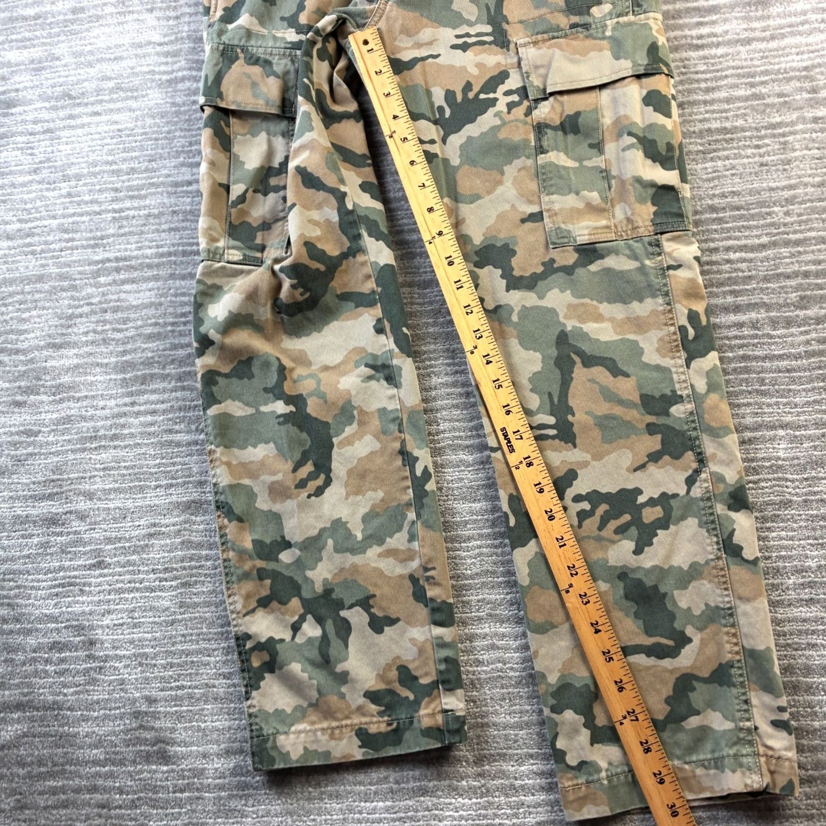 Levi's Levi's Pants Mens 32x32 Green Cargo Military Woodland Camouflage Twill Army/Cargo/5-Pocket/Regular Fit Size US 32 / EU 48 - 7 Thumbnail