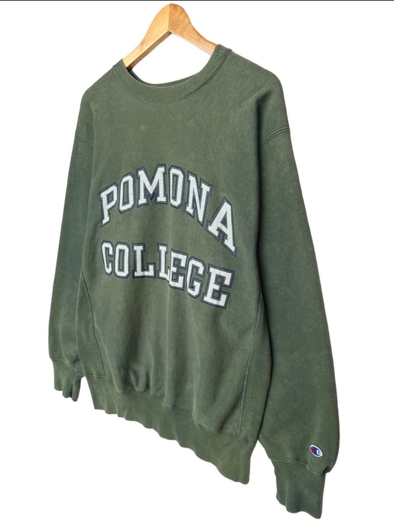 Champion Vintage 90s Pomona Collage Champion Reverse Weave Sweatshirt Size US L / EU 52-54 / 3 - 3 Thumbnail