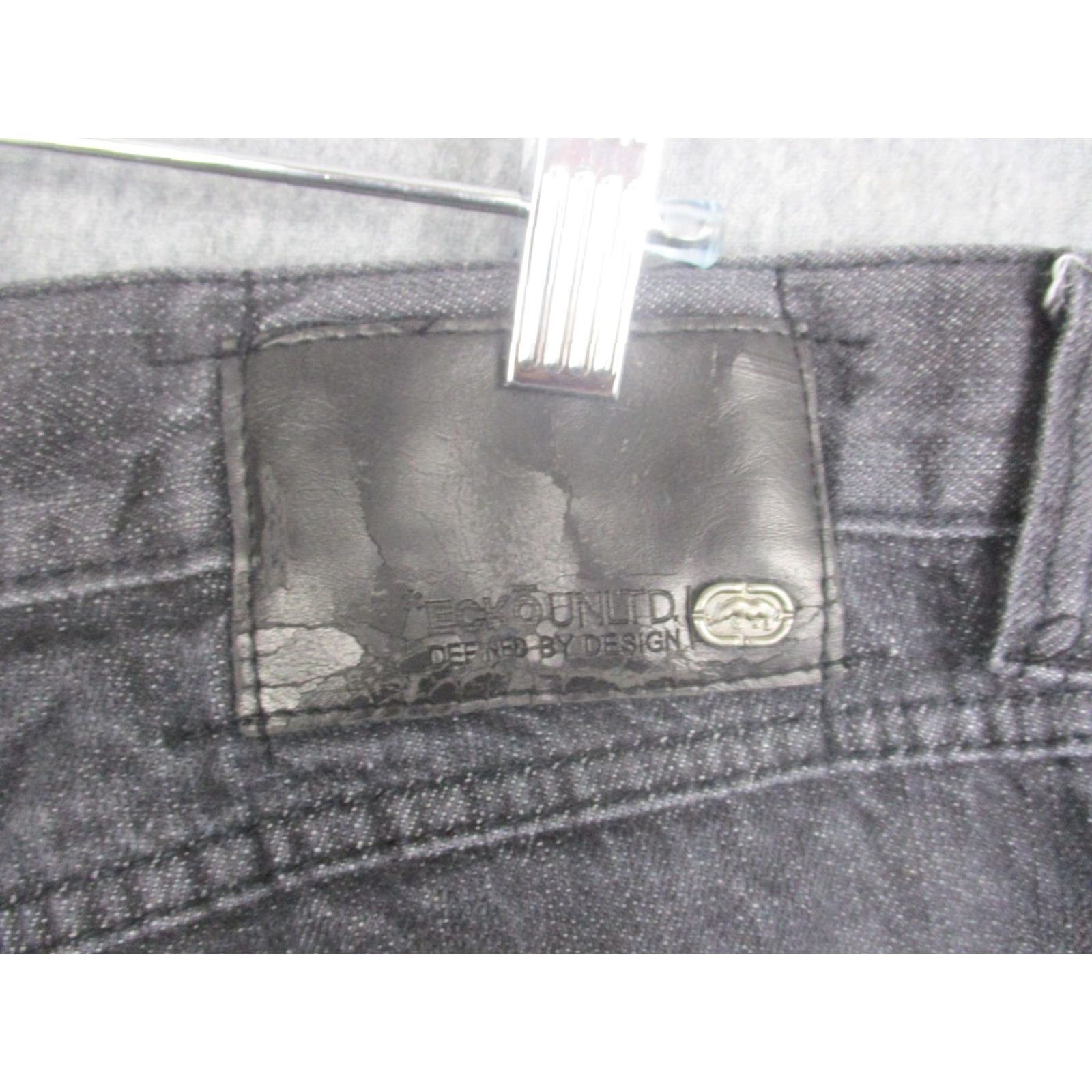 Ecko Unltd. Ecko Unltd Jeans Mens 36x32 Gray Charcoal Wash Baggy Fit Straight Denim Hip Hop Baggy Mens 36x32 Jeans Size US 36 / EU 52 - 7 Thumbnail