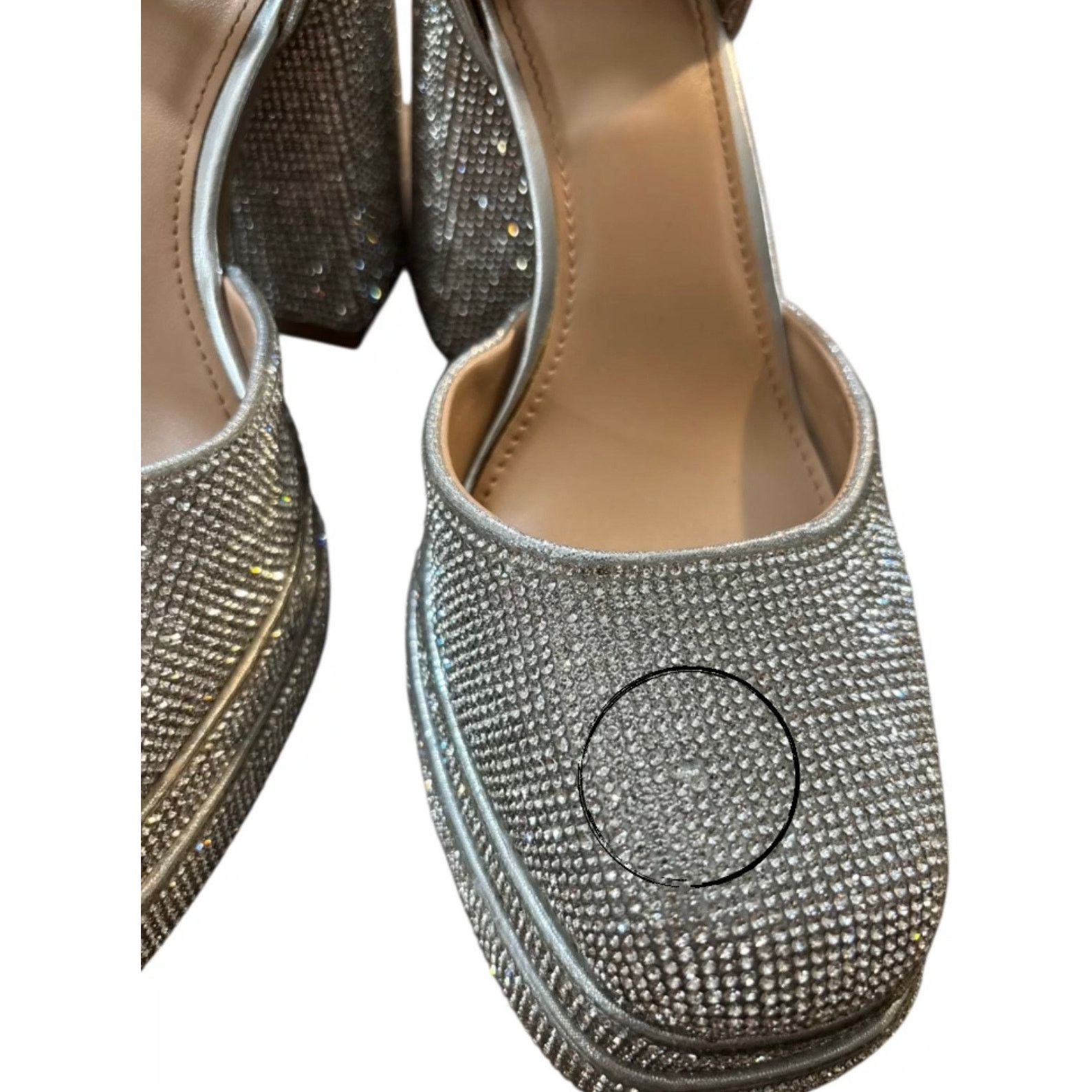 The Unbranded Brand Wild Fable Rhinestones Platform Pumps Size 6 Size US 6 / IT 36 - 10 Thumbnail
