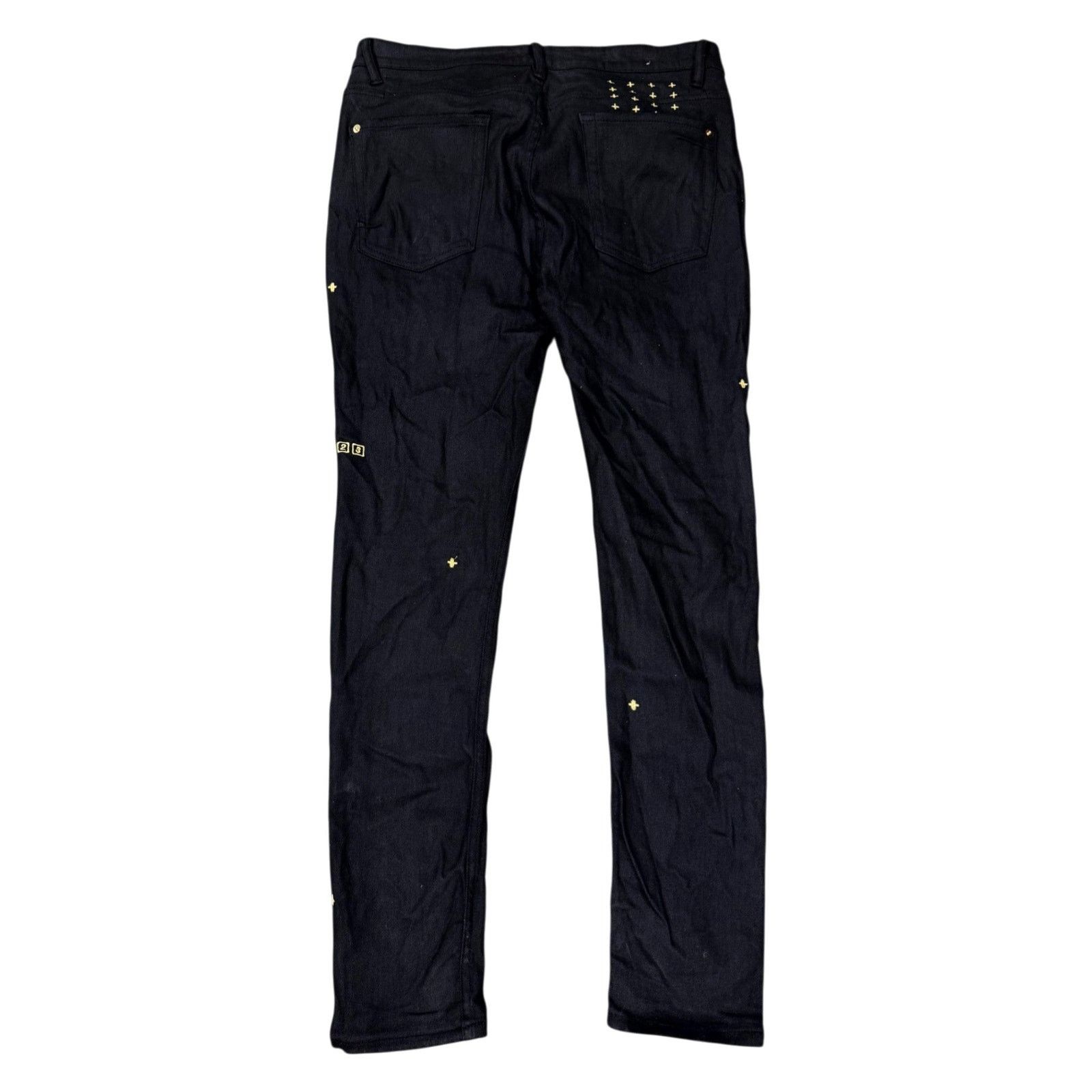 Ksubi Ksubi Black & Gold Jeans Size US 36 / EU 52 - 2 Thumbnail