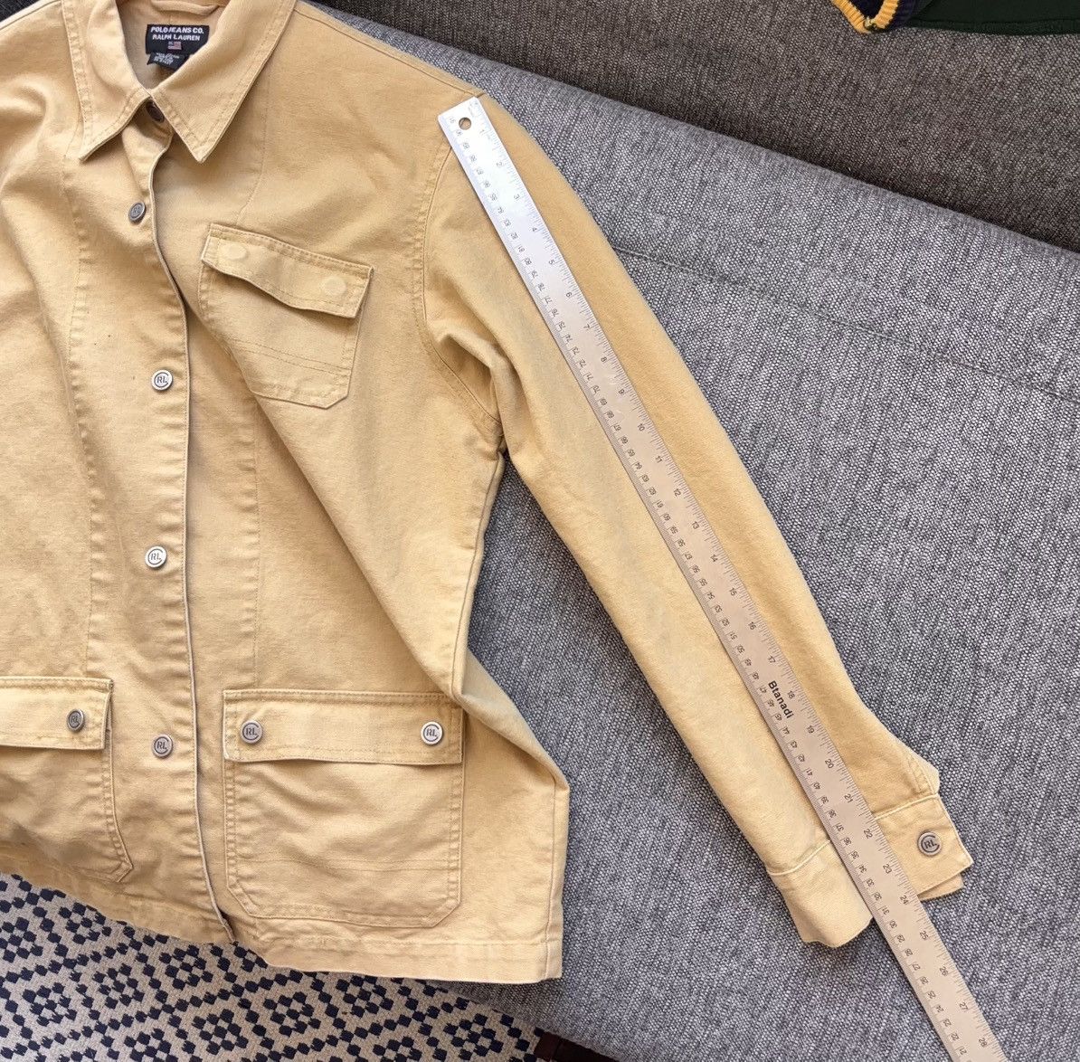 Polo Ralph Lauren Vintage Polo Jeans Co RL67 Canvas Chore Coat Workwear Size US L / EU 52-54 / 3 - 17 Thumbnail
