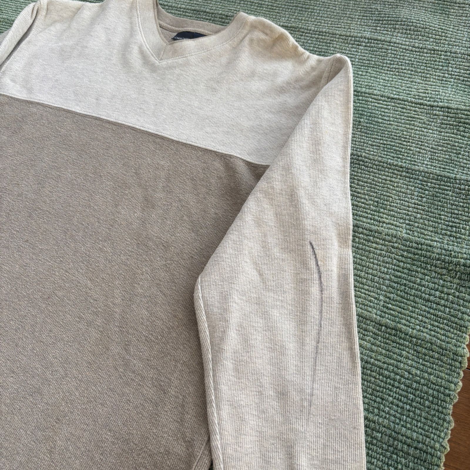 Cherokee × Vintage Vintage Y2K cotton Cherokee two tone long sleeve sweater Size US M / EU 48-50 / 2 - 4 Thumbnail