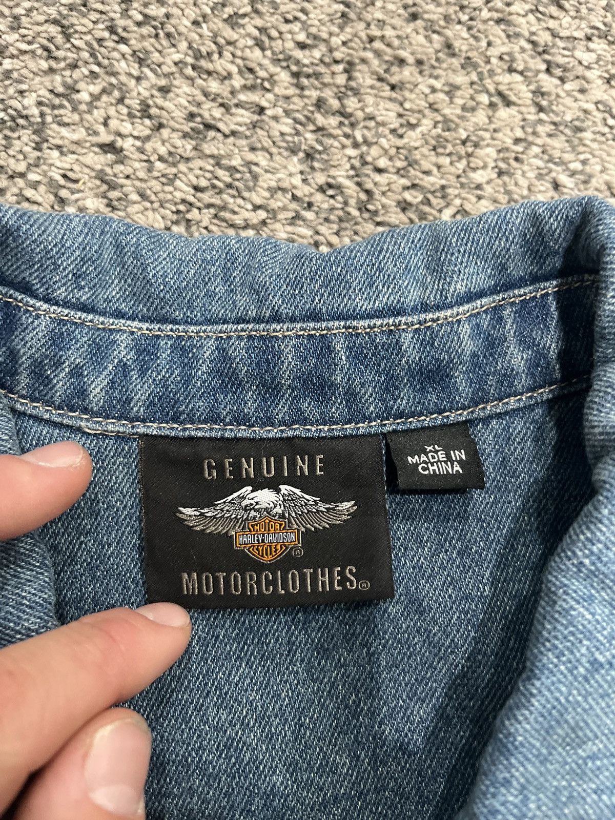 Harley Davidson Harley Davidson jean jacket. Size xl Size XL / US 12-14 / IT 48-50 - 2 Thumbnail