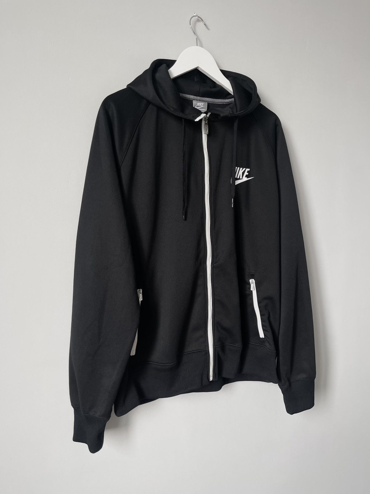 Nike Vintage 00's Nike Y2k Zip Up Hoodie Jacket Big Logo Swoosh Size US XL / EU 56 / 4 - 2 Thumbnail