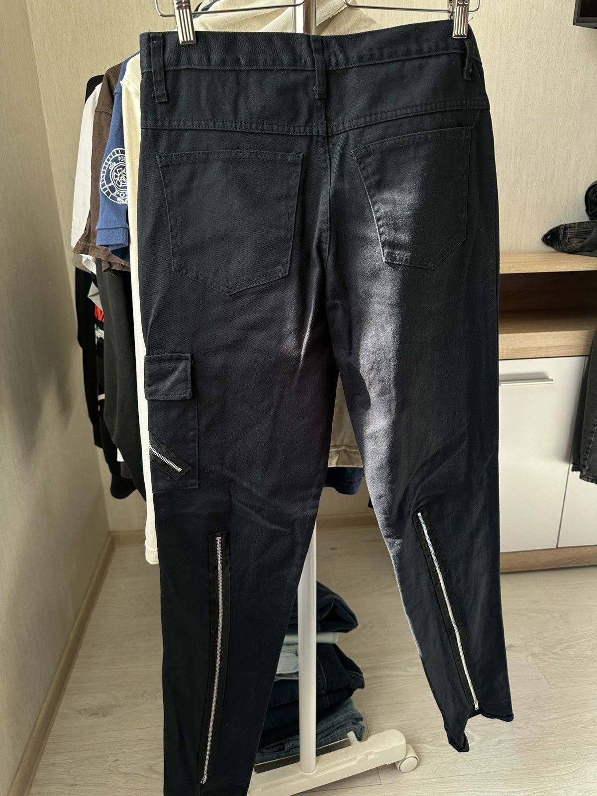 Japanese Brand Vintage Tiger Of London Zipper Bondage Pants Punk Gothic Size US 32 / EU 48 - 7 Thumbnail