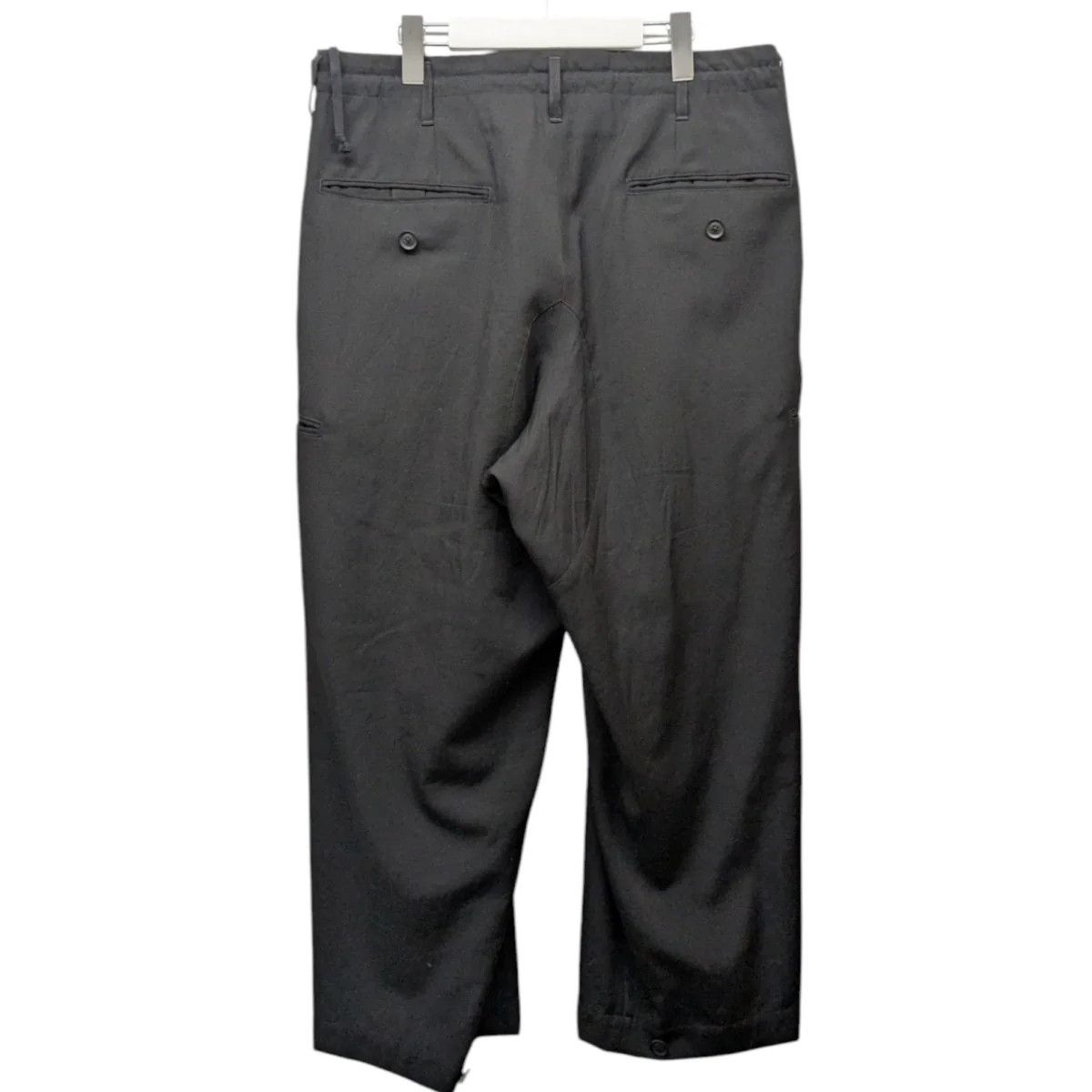 Yohji Yamamoto Yohji Yamamoto pour homme Pants with tab P emblem Size US 33 - 2 Thumbnail