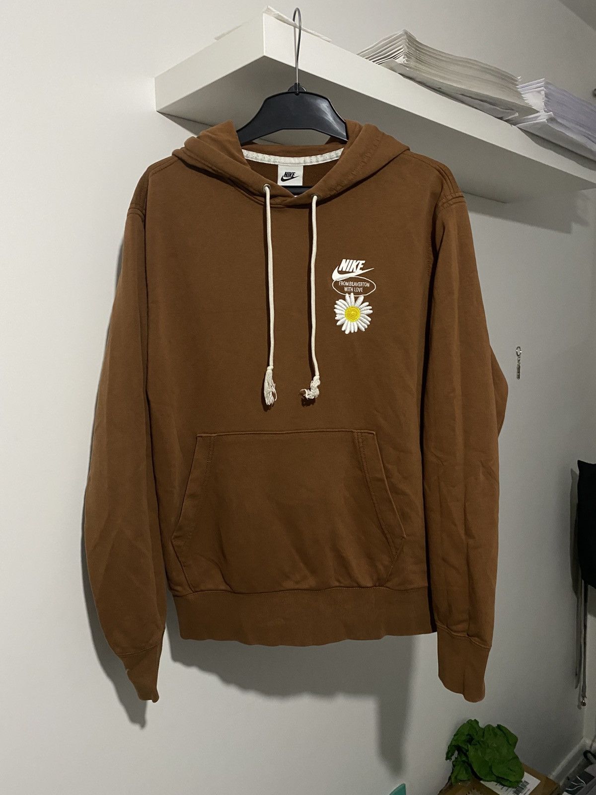 Nike Nike French Terry Hoodie Have a Nike Day M Pecan y2k Size US M / EU 48-50 / 2 - 4 Thumbnail