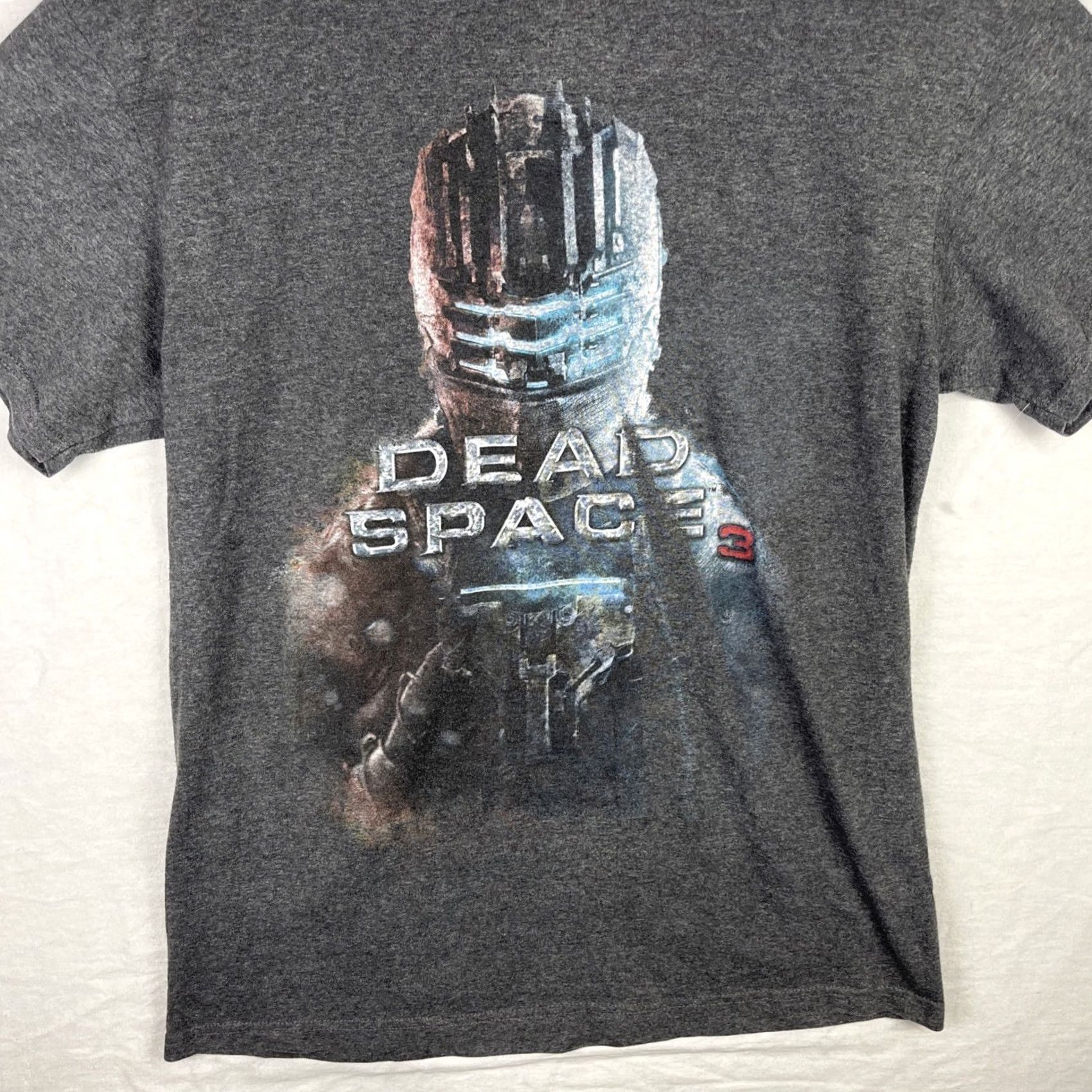 Vintage Dead Space 3 Shirt Mens Large Gray Video Game Promo Gaming Short Sleeve Shirt Size US L / EU 52-54 / 3 - 3 Thumbnail
