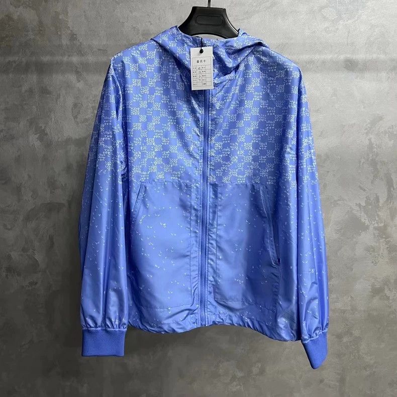 Louis Vuitton Louis Vuitton Blue full-print plaid print large pocket win Size US M / EU 48-50 / 2 - 1 Thumbnail