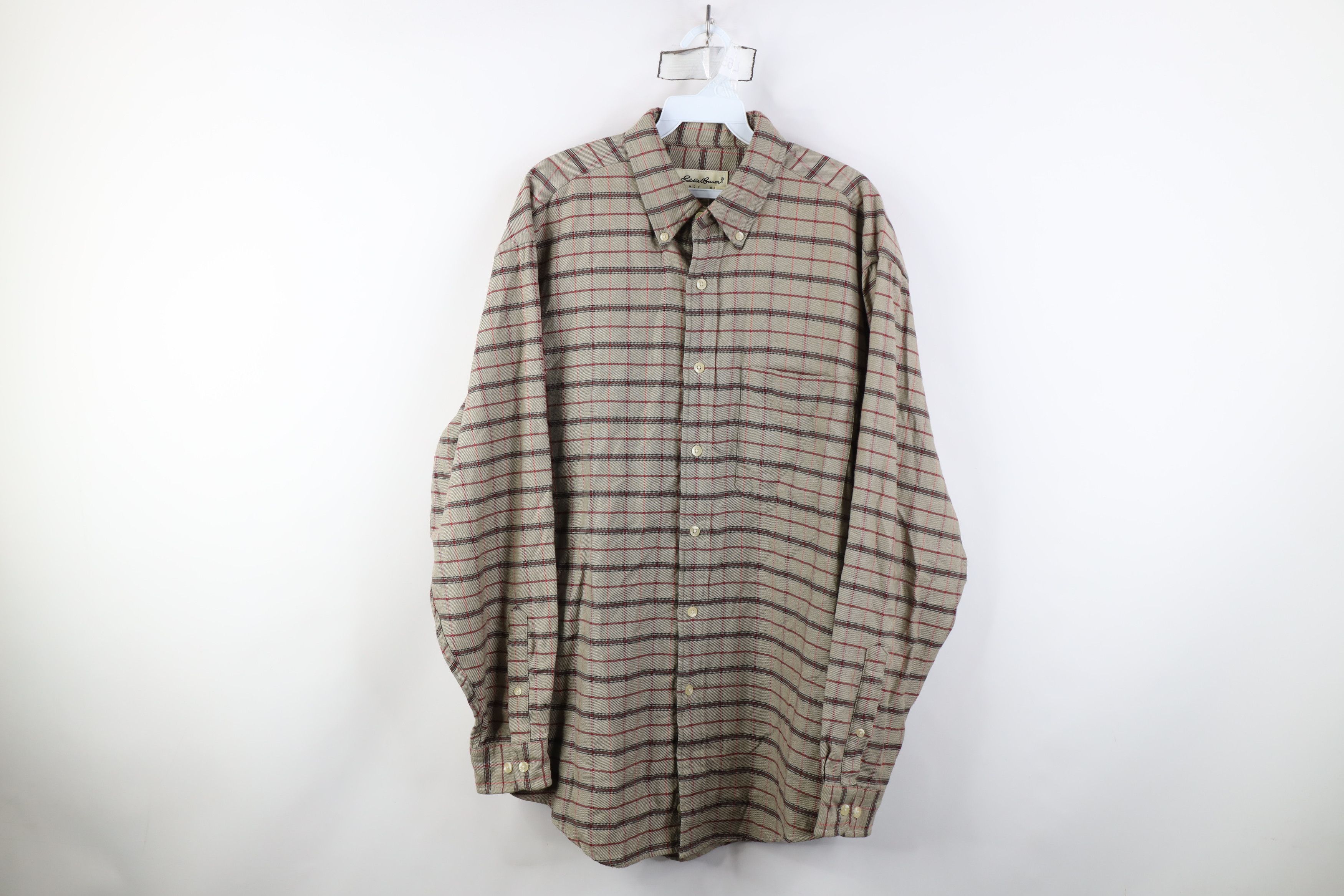 Eddie Bauer Vintage 90s Eddie Bauer Collared Button Down Shirt Plaid Size US M / EU 48-50 / 2 - 1 Thumbnail