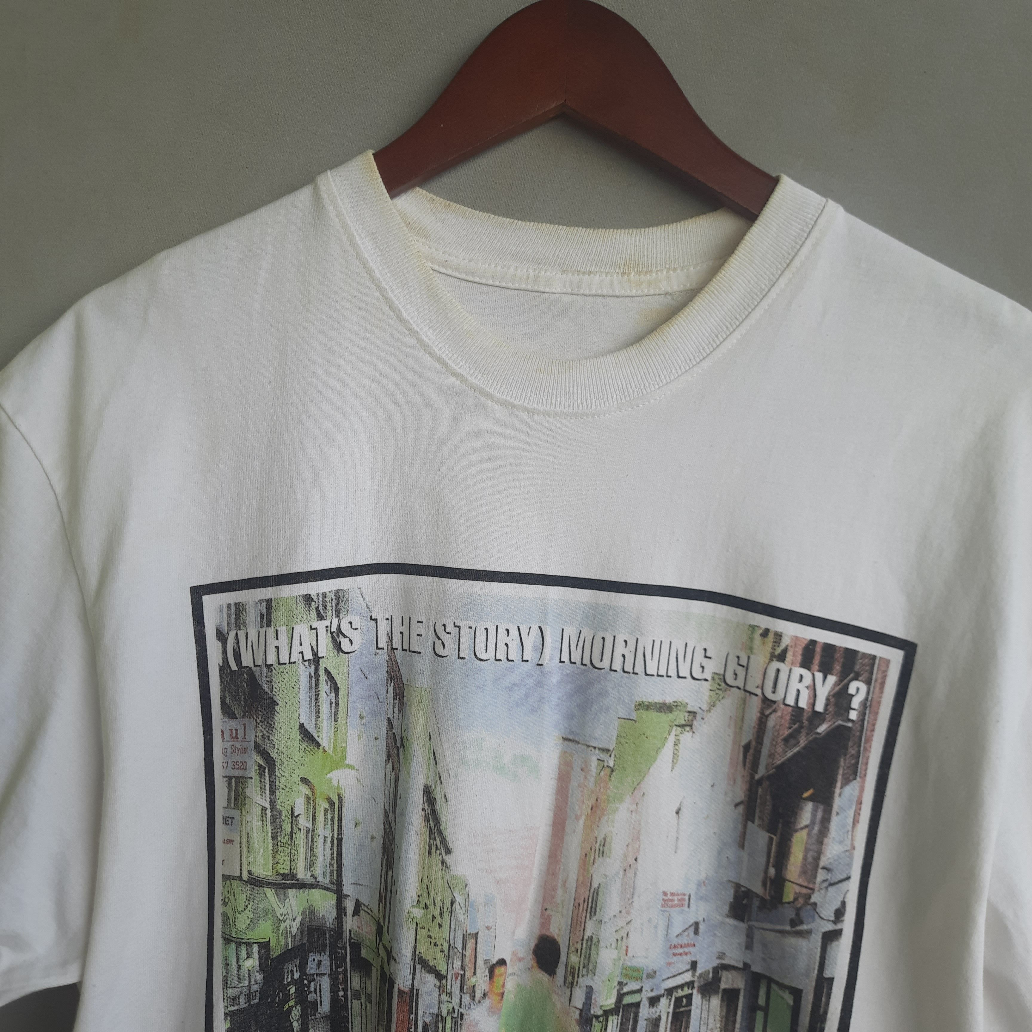 Band Tees OASIS What's The Story Morning Glory Band T-Shirt Size US XL / EU 56 / 4 - 4 Thumbnail