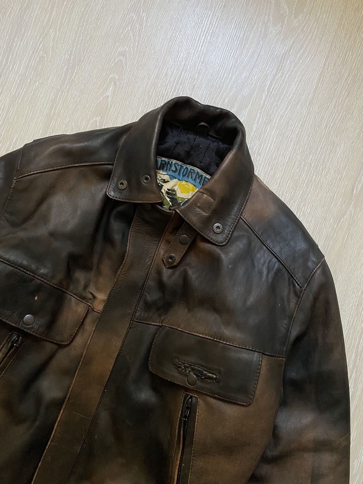 Vintage Vintage Frank Thomas Barnstormer Aviator Leather Jacket Size US M / EU 48-50 / 2 - 2 Thumbnail