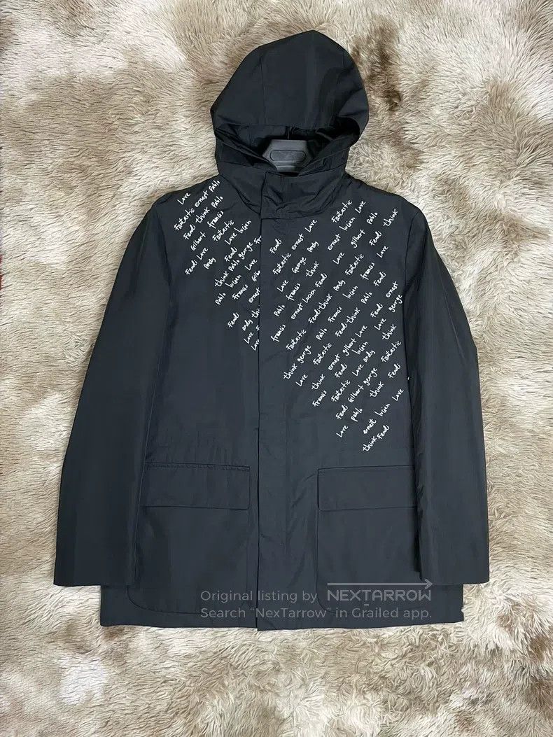 Fendi Fendi Embroidered logo windbreaker Size US M / EU 48-50 / 2 - 6 Thumbnail