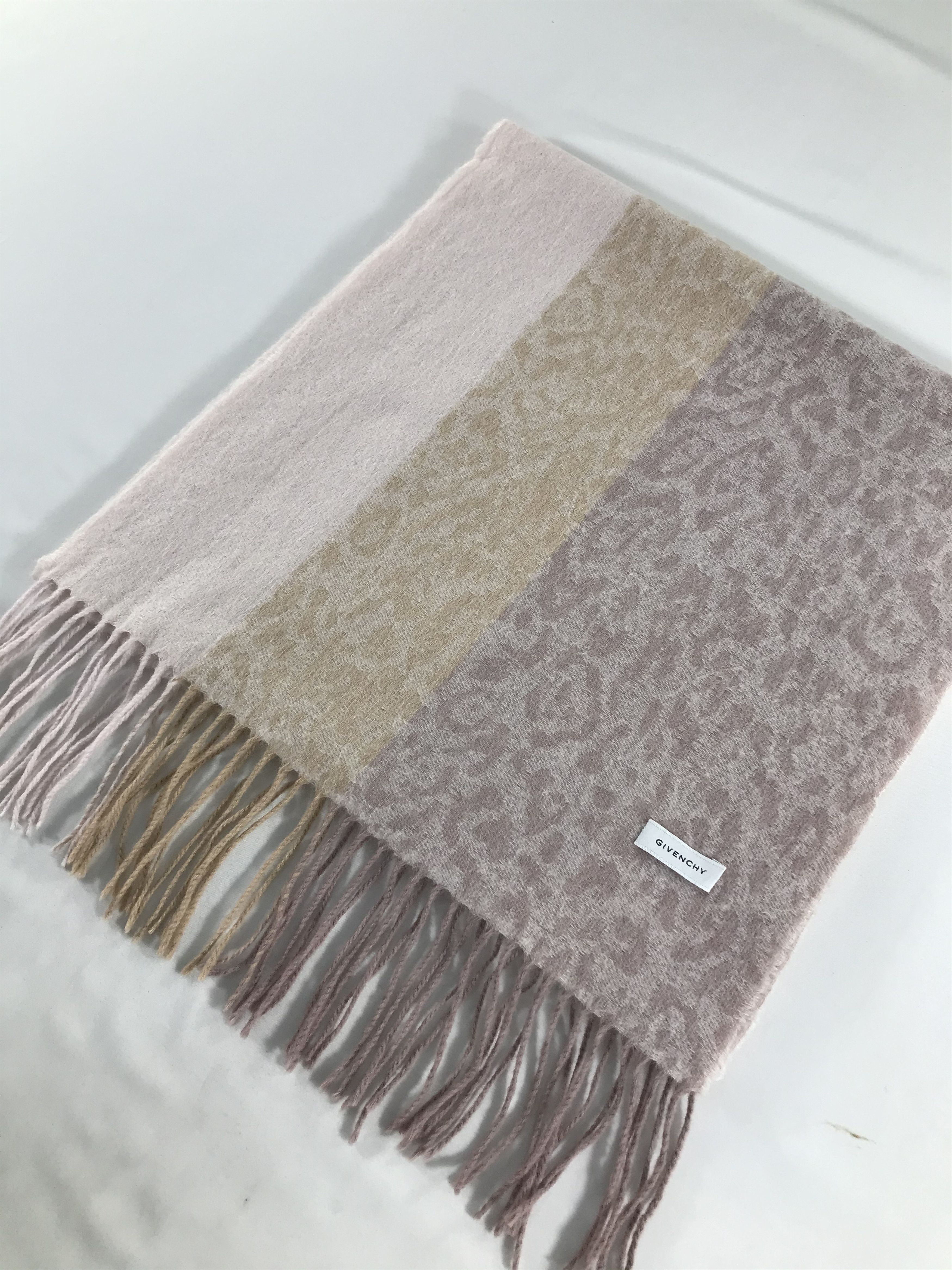 Givenchy Givenchy Stripe Cashmere Scarf Muffler V462 Size ONE SIZE - 3 Thumbnail