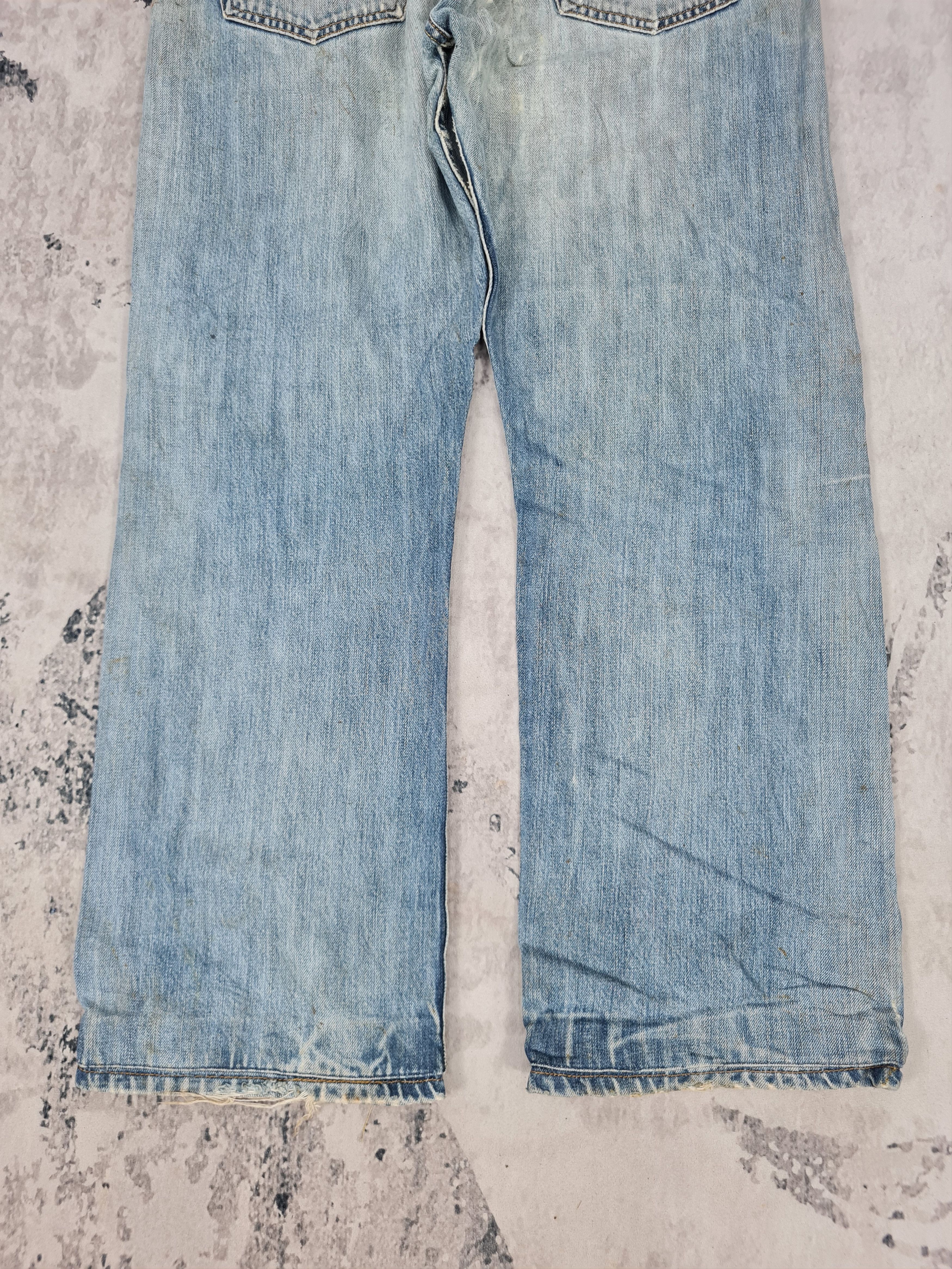 Levi's Vtg LEVIS 501 Distressed Faded Worn Jeans L0380 Size 34X29 Size US 34 / EU 50 - 10 Thumbnail