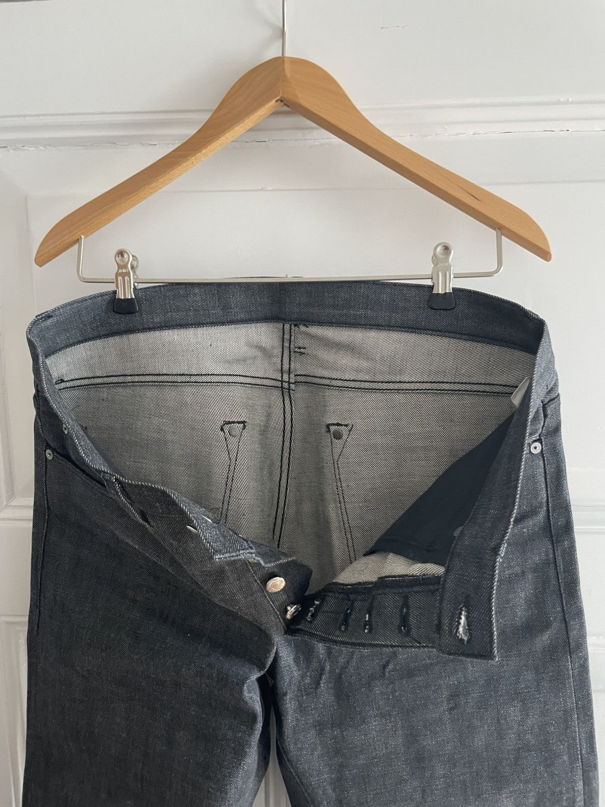 Helmut Lang Helmut Lang Vintage Raw Denim Size US 33 - 4 Thumbnail