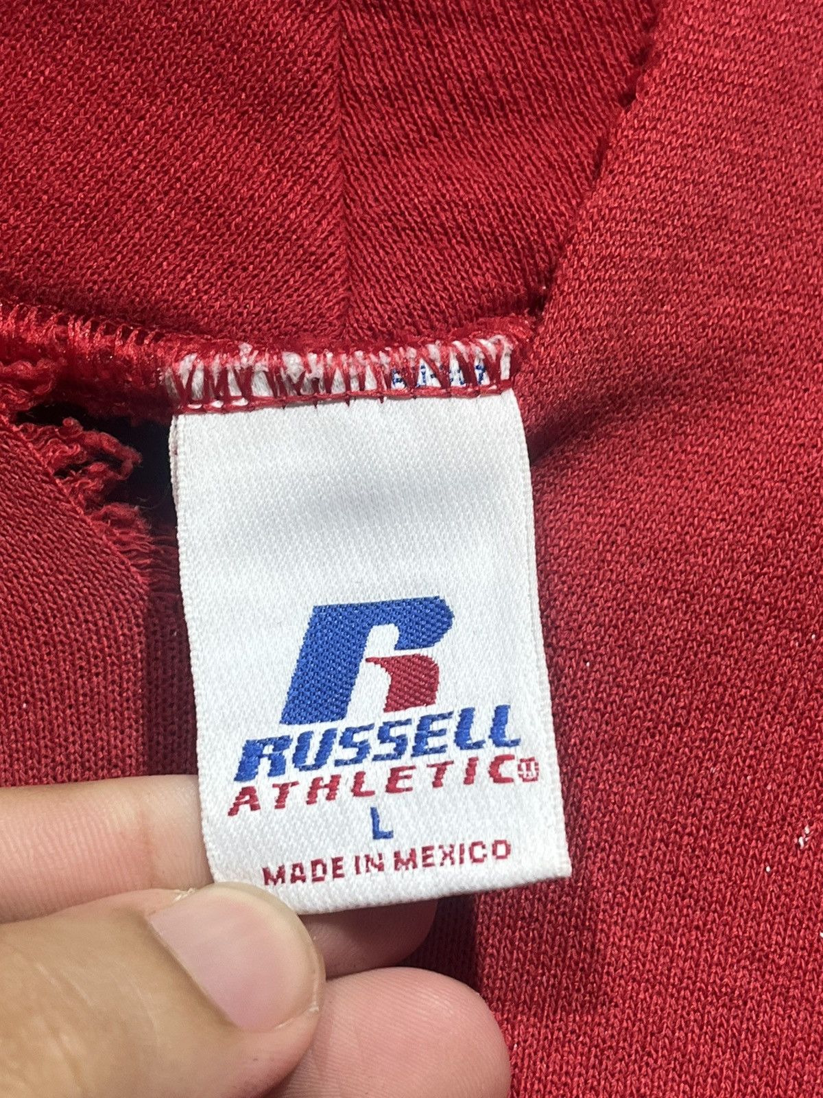 Russell Athletic Vintage Y2k Russell Athletic paint hoodie Size US L / EU 52-54 / 3 - 3 Thumbnail