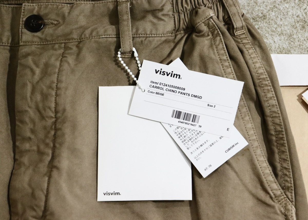 Visvim Visvim 24ss Carrol Chino Pants Dmgd size2 Size US 35 - 5 Thumbnail