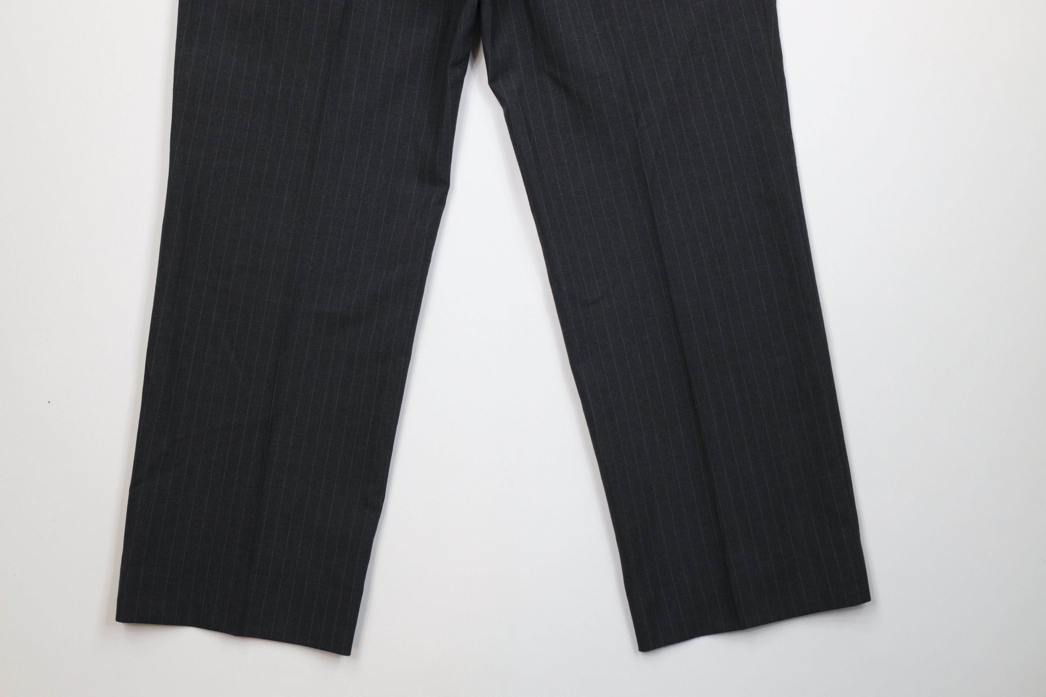 Vintage Vintage 70s Streetwear Pinstriped Wide Leg Chino Pants USA Size US 40 / EU 56 - 12 Thumbnail