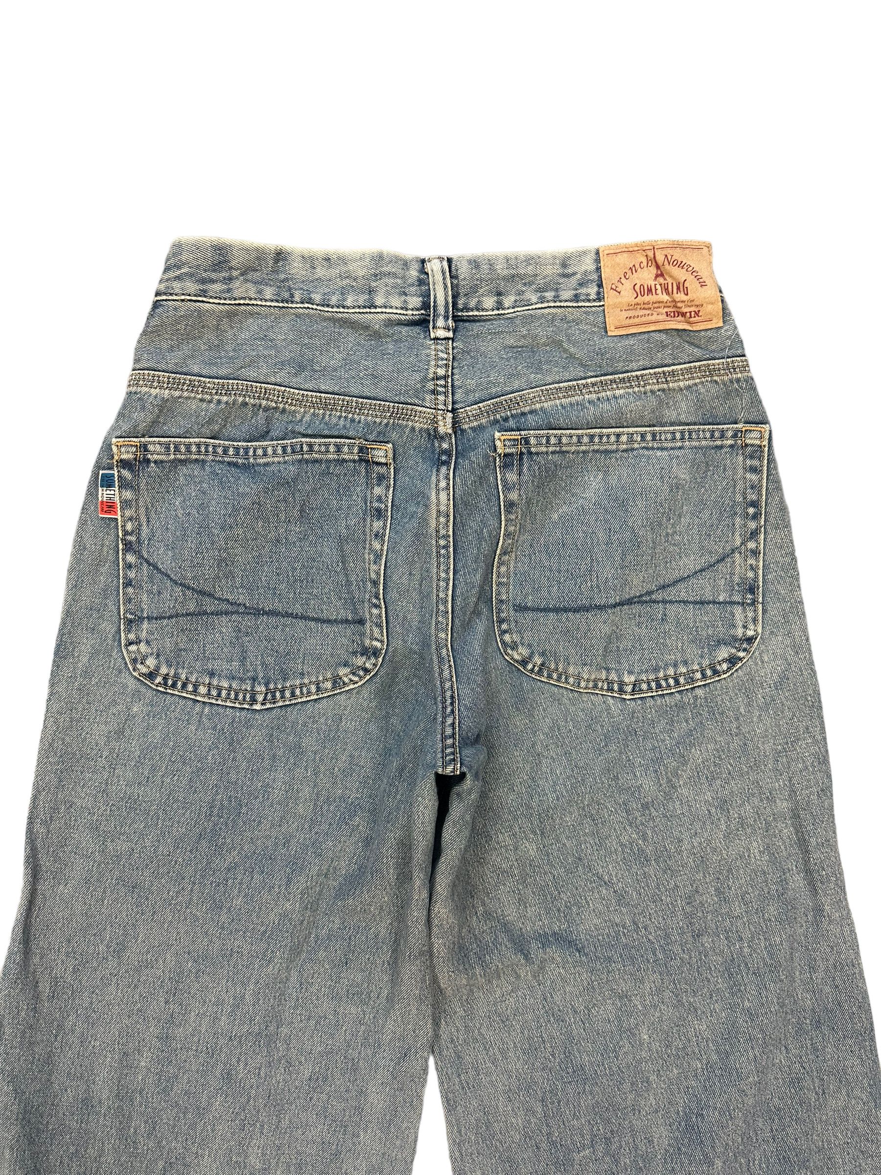 Edwin SUPER FLARE🔥EDWIN SOMETHING FRENCH JEANS #7926-190 Size 28" / US 6 / IT 42 - 12 Thumbnail