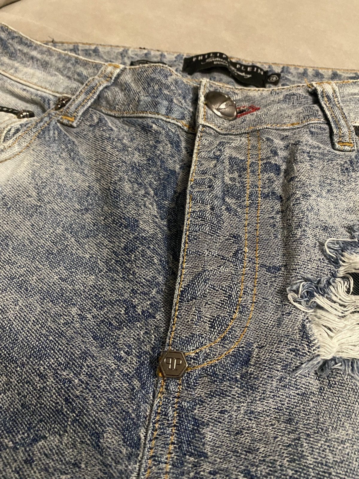 Philipp Plein Luxury boot cut Indian cowboy philipp plein denim jeans Size US 28 / EU 44 - 6 Thumbnail