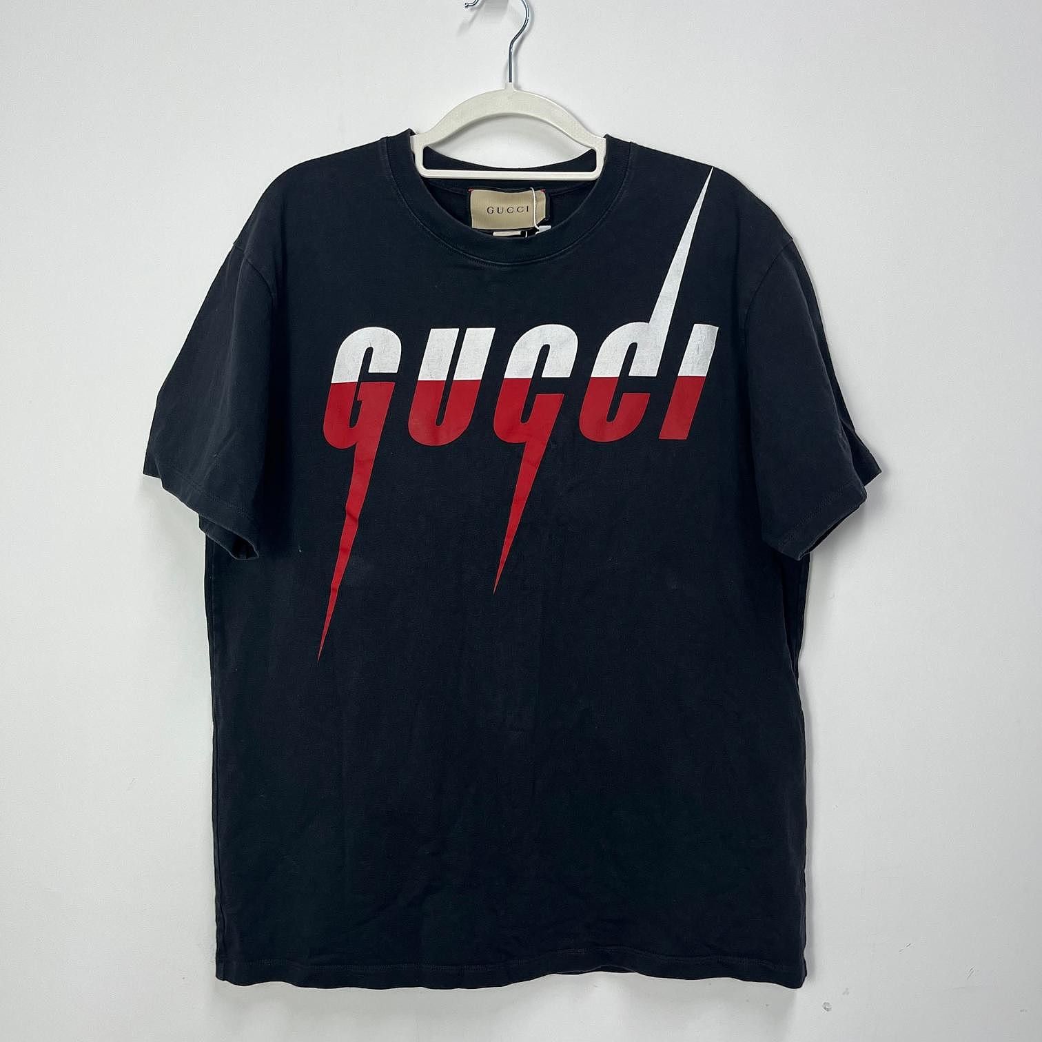 Gucci Gucci Blade Logo T-Shirt Size M Size US M / EU 48-50 / 2 - 1 Thumbnail