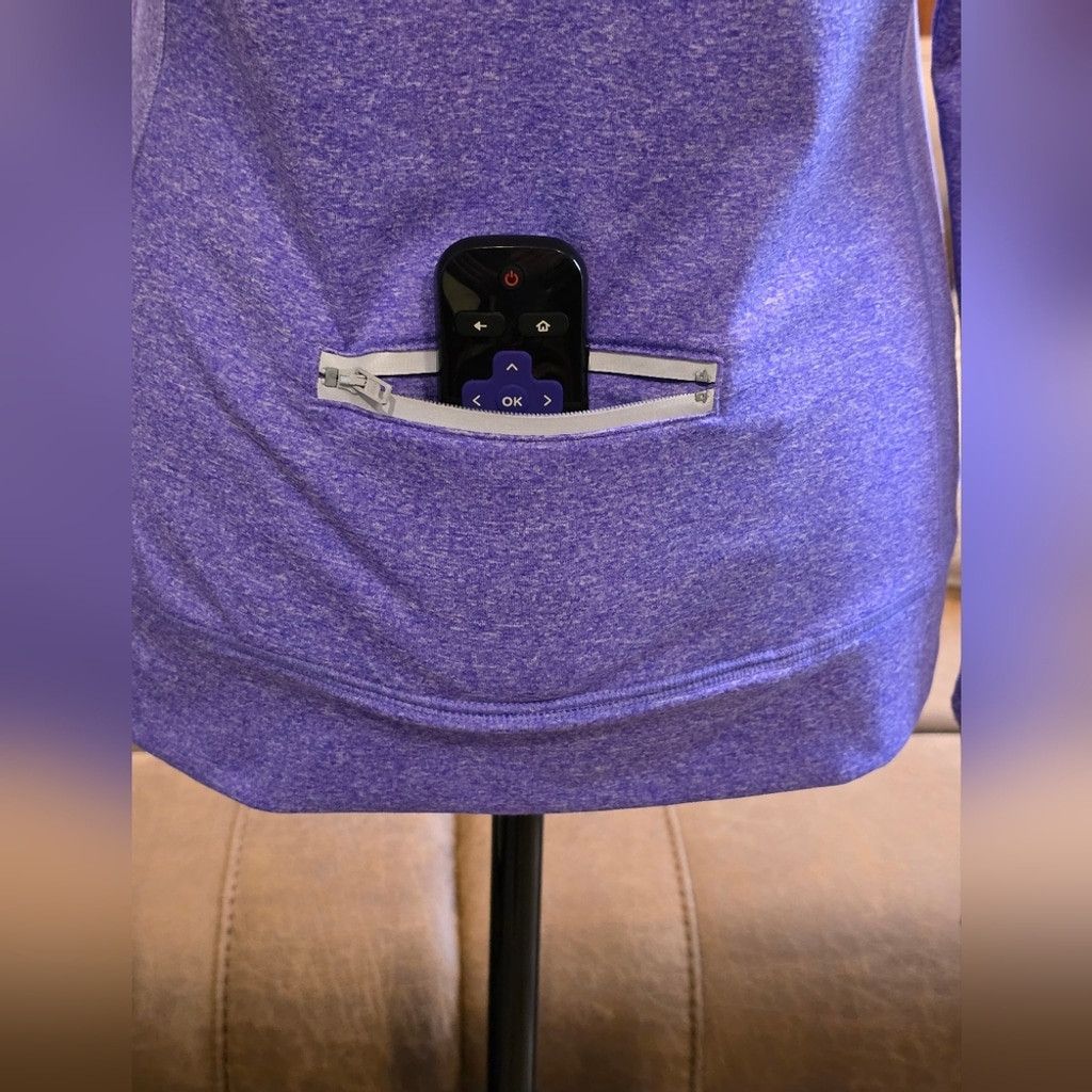 Pink PINK Purple and Black Quarter-Zip Pullover Size XS / US 0-2 / IT 36-38 - 7 Thumbnail