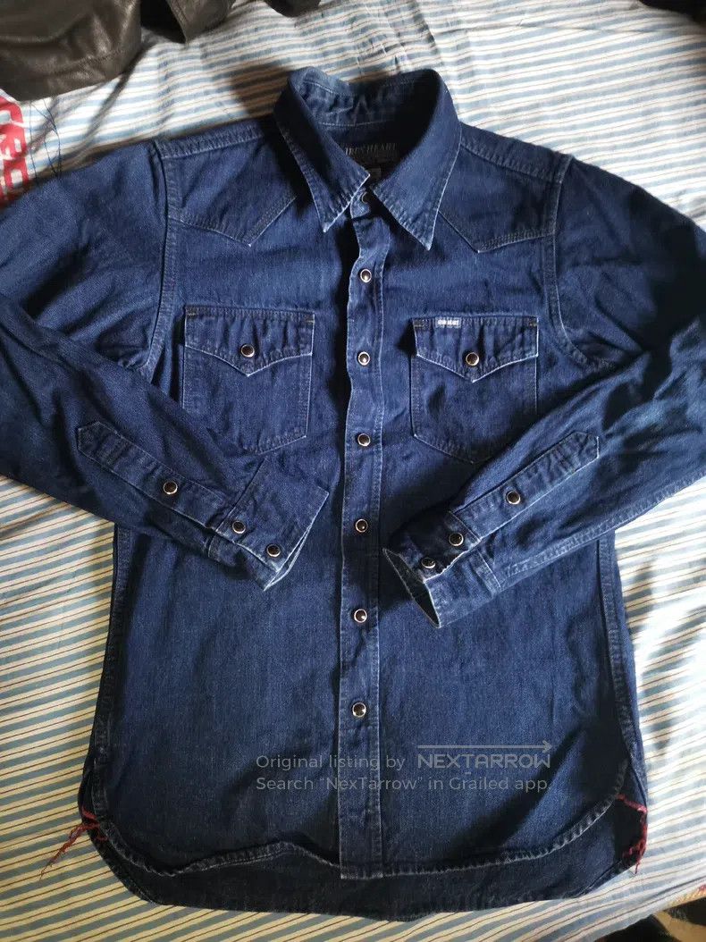 Iron Heart Iron Heart Pure cotton heavy-duty double-dyed western shir Size US XS / EU 42 / 0 - 1 Thumbnail