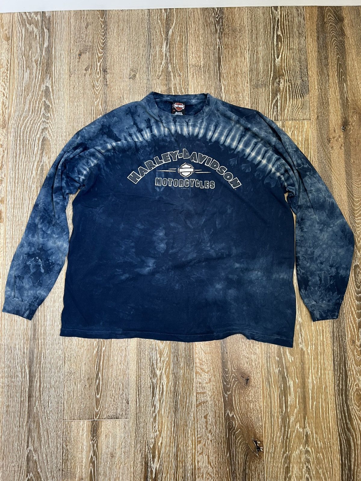 Vintage Y2k harley davidson simi valley tie dye longsleeve Size US XXL / EU 58 / 5 - 1 Thumbnail