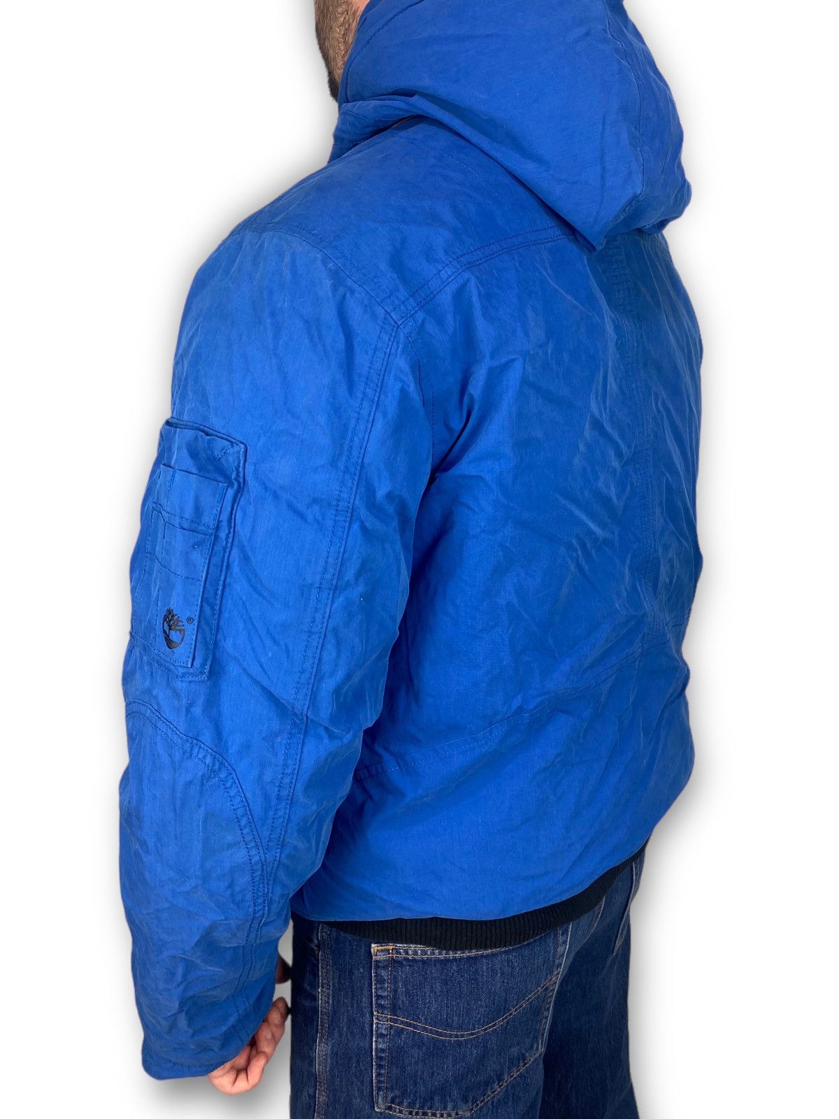 Timberland Vintage TIMBERLAND Blue Heavy Down Winter Jacket Y2k M118 Size US XL / EU 56 / 4 - 4 Thumbnail