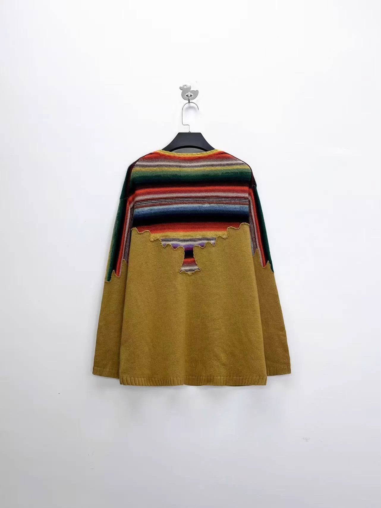 Dior Dior Rainbow Striped 100% Pure Cashmere Knit Sweater, Size XS / US 0-2 / IT 36-38 - 2 Thumbnail
