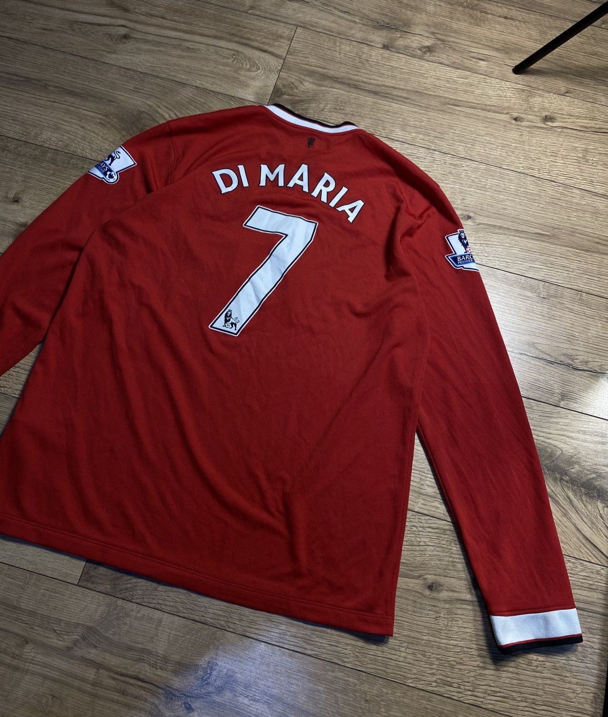 Nike Nike Manchester United 2014-15 Home Long Sleeve Di Maria #7 Size US L / EU 52-54 / 3 - 7 Thumbnail