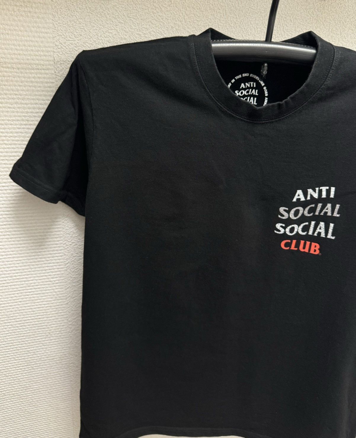 Anti Social Social Club Anti Social Social Club big logo black t-shirt M sz ASSC Size US M / EU 48-50 / 2 - 3 Thumbnail