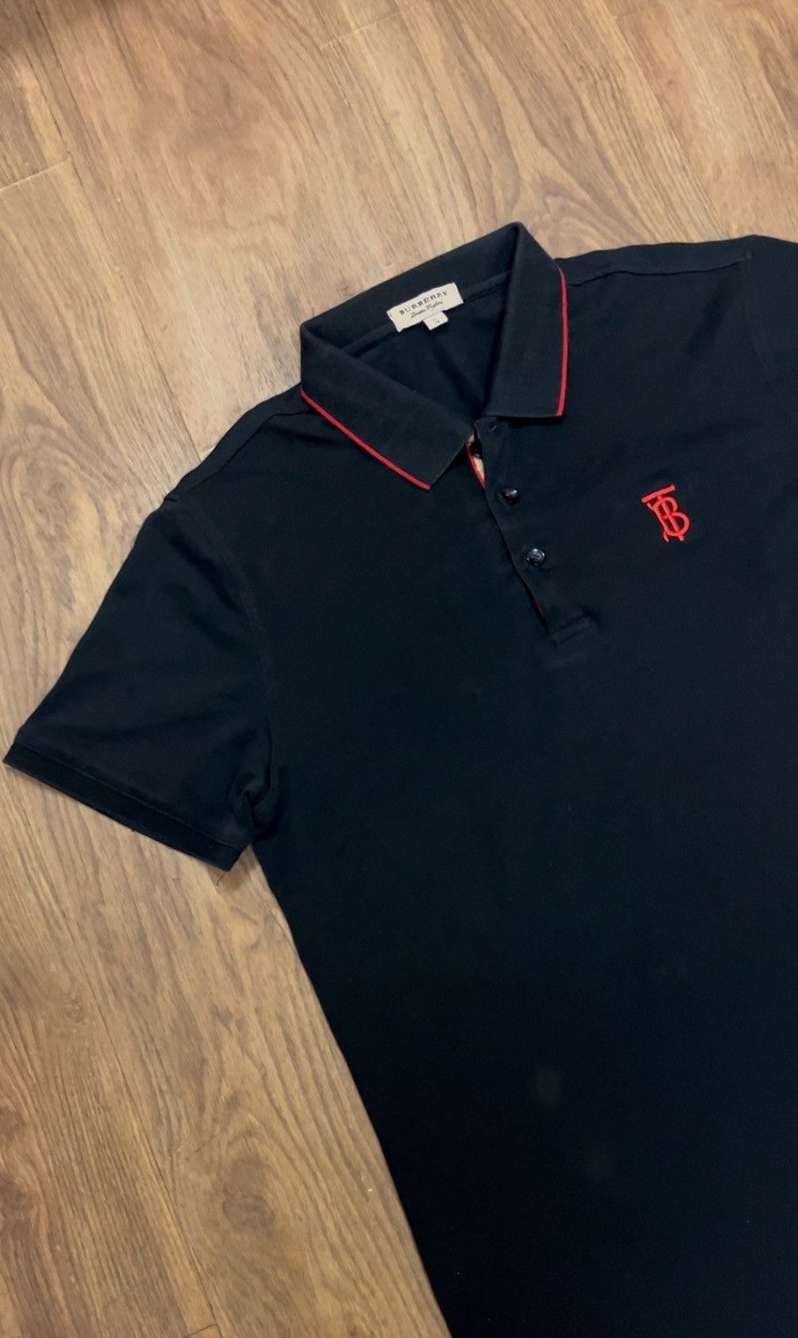 Burberry × Vintage Polo Burberry London s-hirt M Black Size US M / EU 48-50 / 2 - 2 Thumbnail